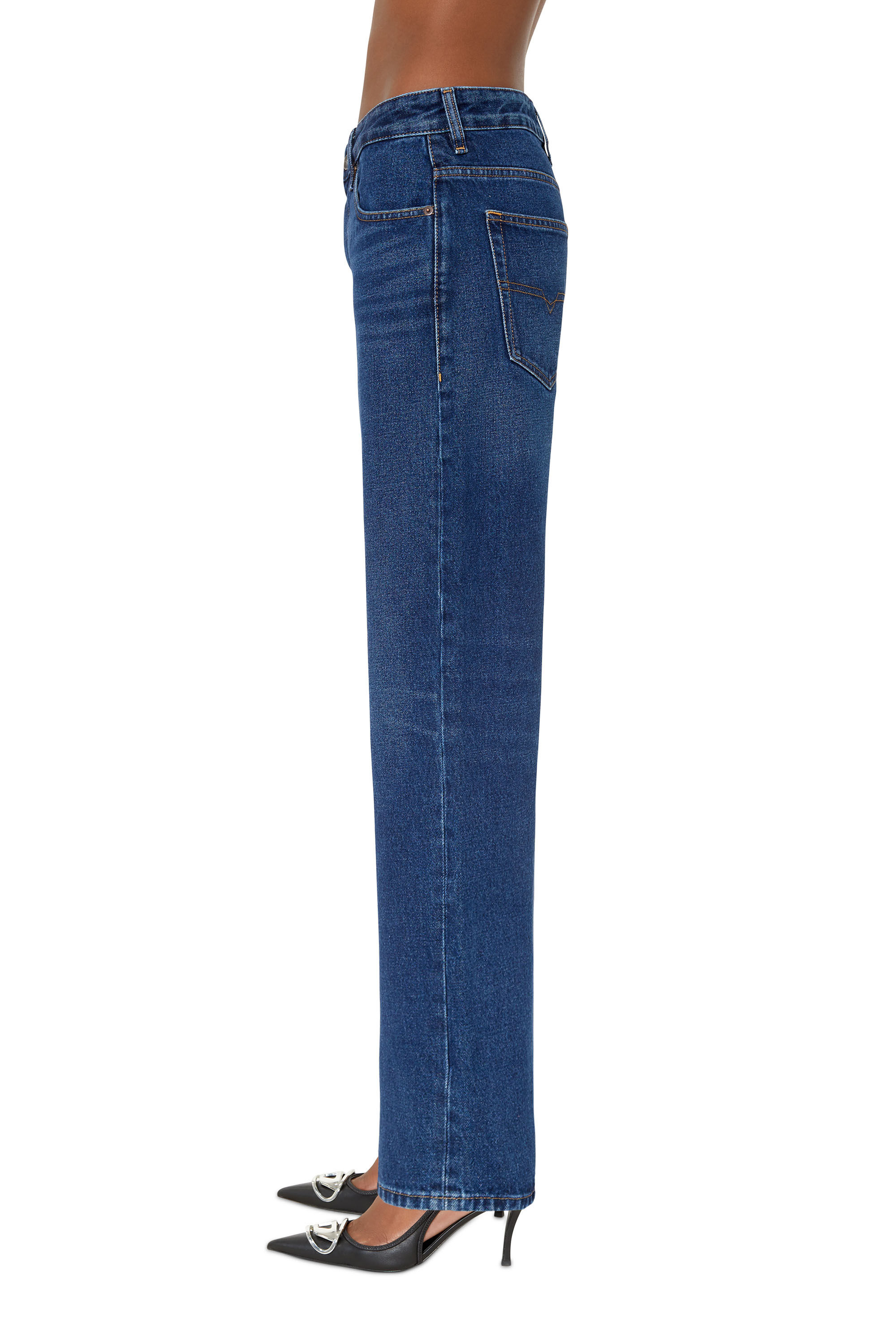 Diesel - Female's Straight Jeans 1999 D-Reggy 007E6, ダークブルー - 6