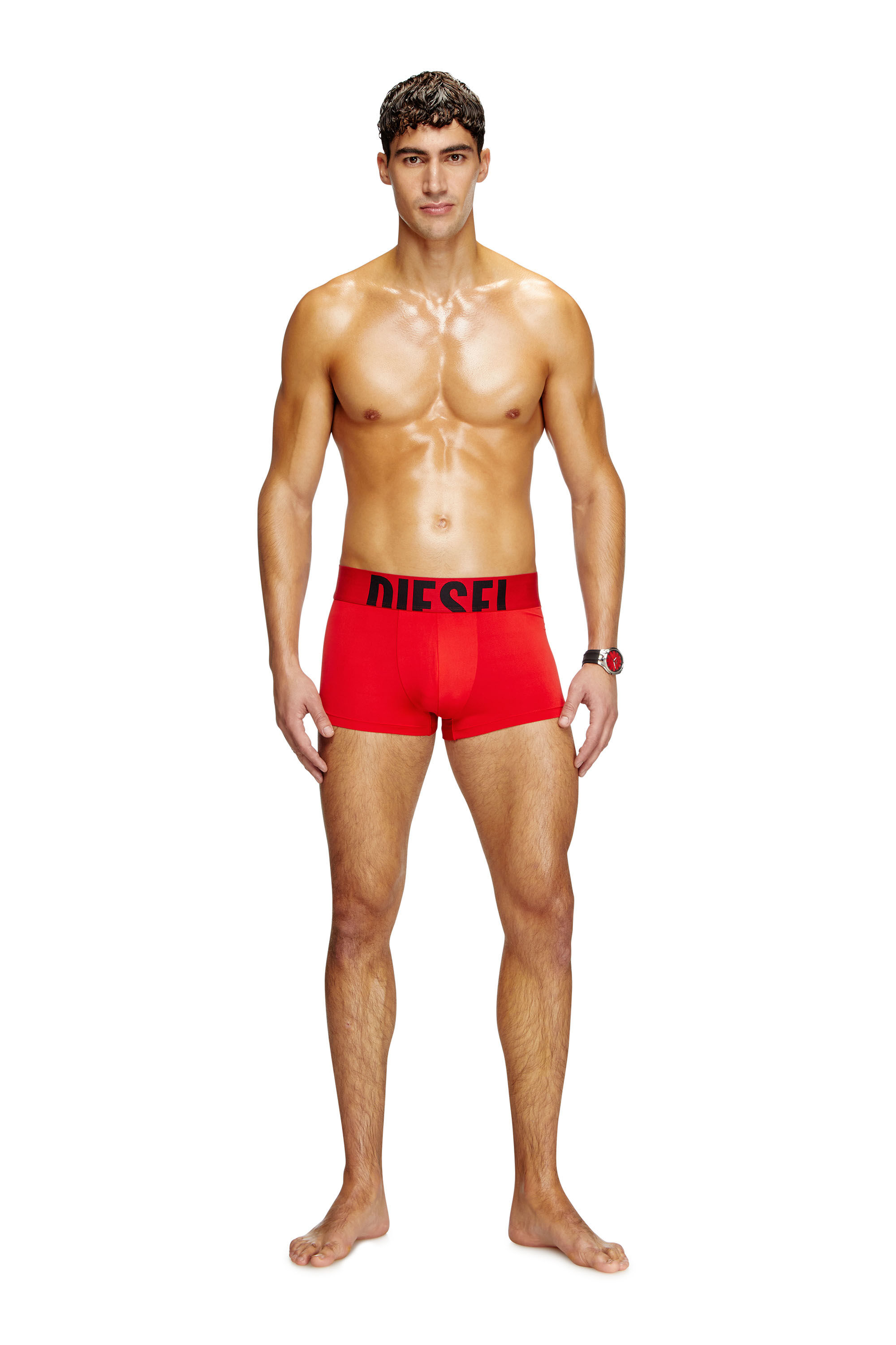 Diesel - DAMIEN-D-POP-55, Male's Boxer briefs with cut-off logo in null - 1
