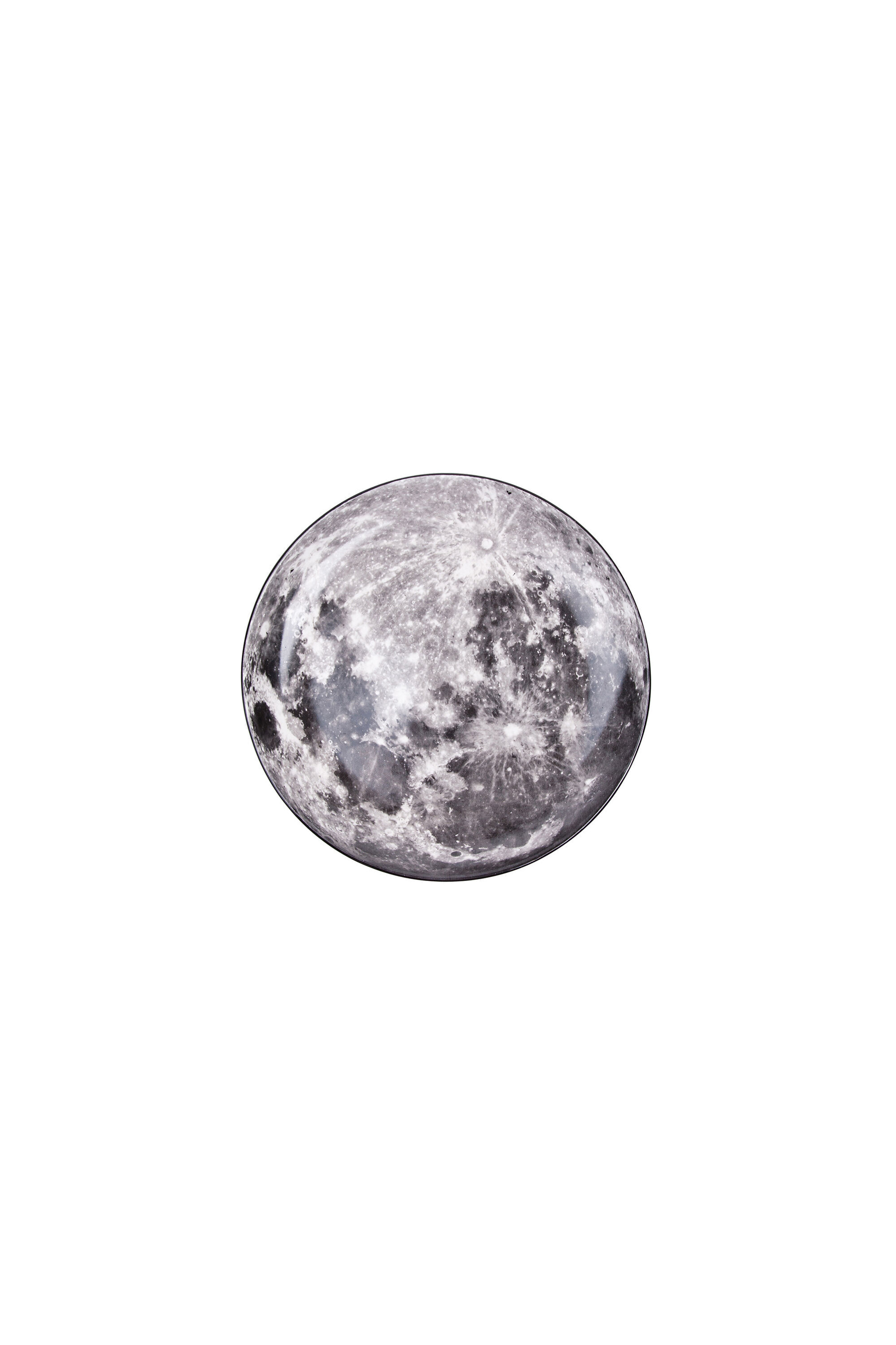 Diesel - 10829 COSMIC DINER, Unisex's Porcelain dinner plate "moon" in グレー - 1