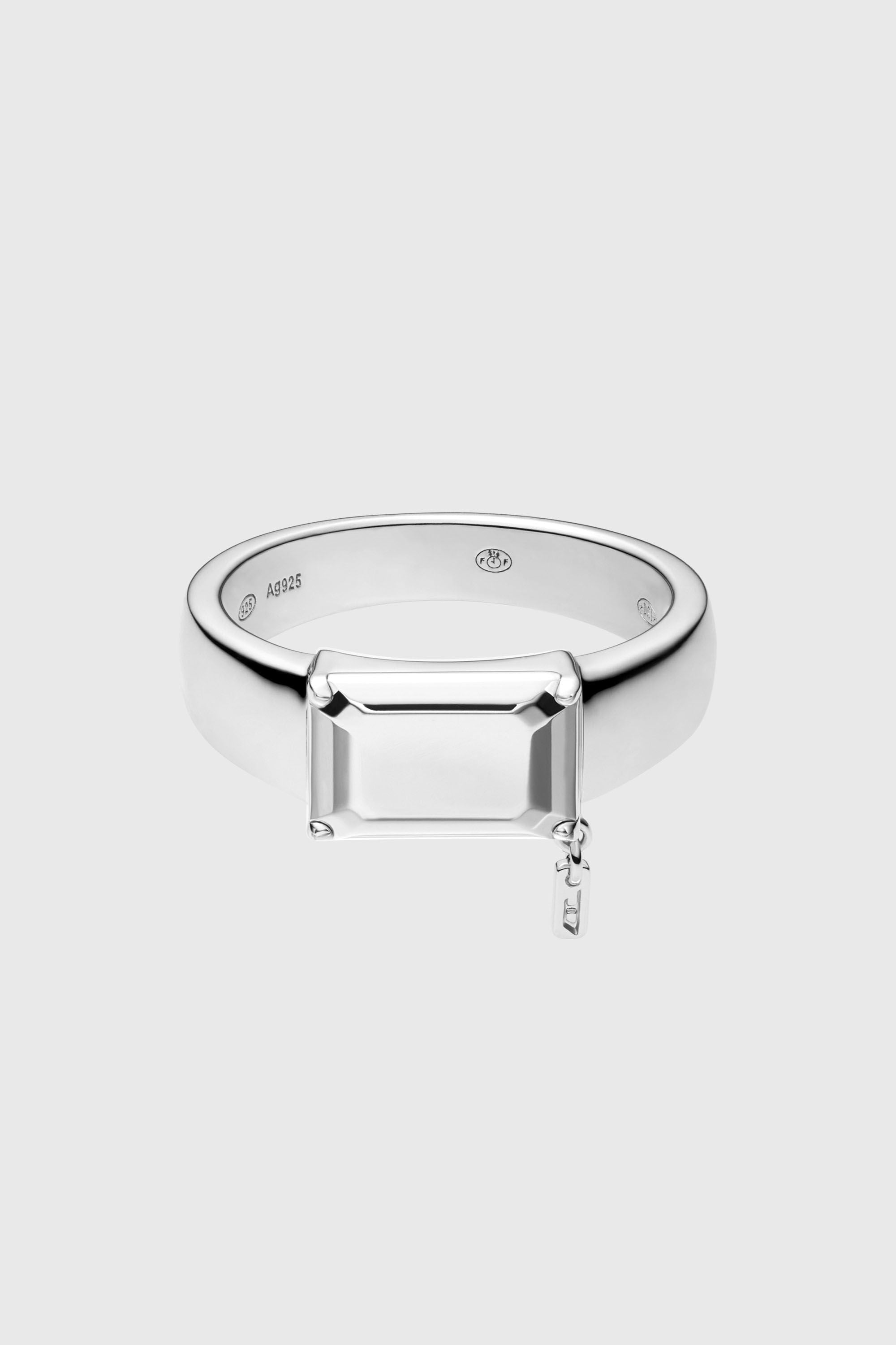 Diesel - DL1365040 STERLING SILVER JEWEL, Unisex's リング in シルバー - 2