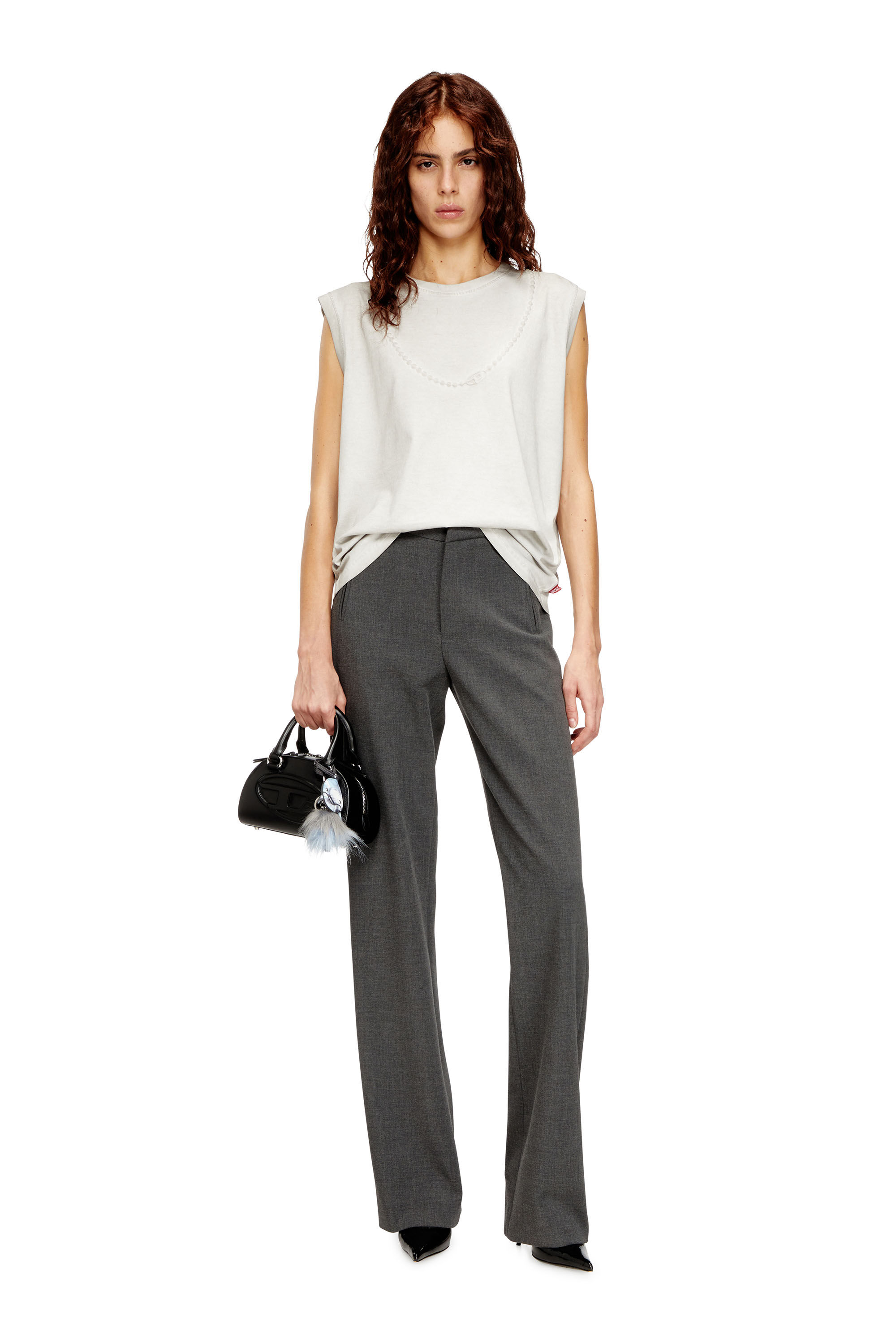 Diesel - T-EMBEJ, Female's スリーブレスカットソー in ホワイト - 1