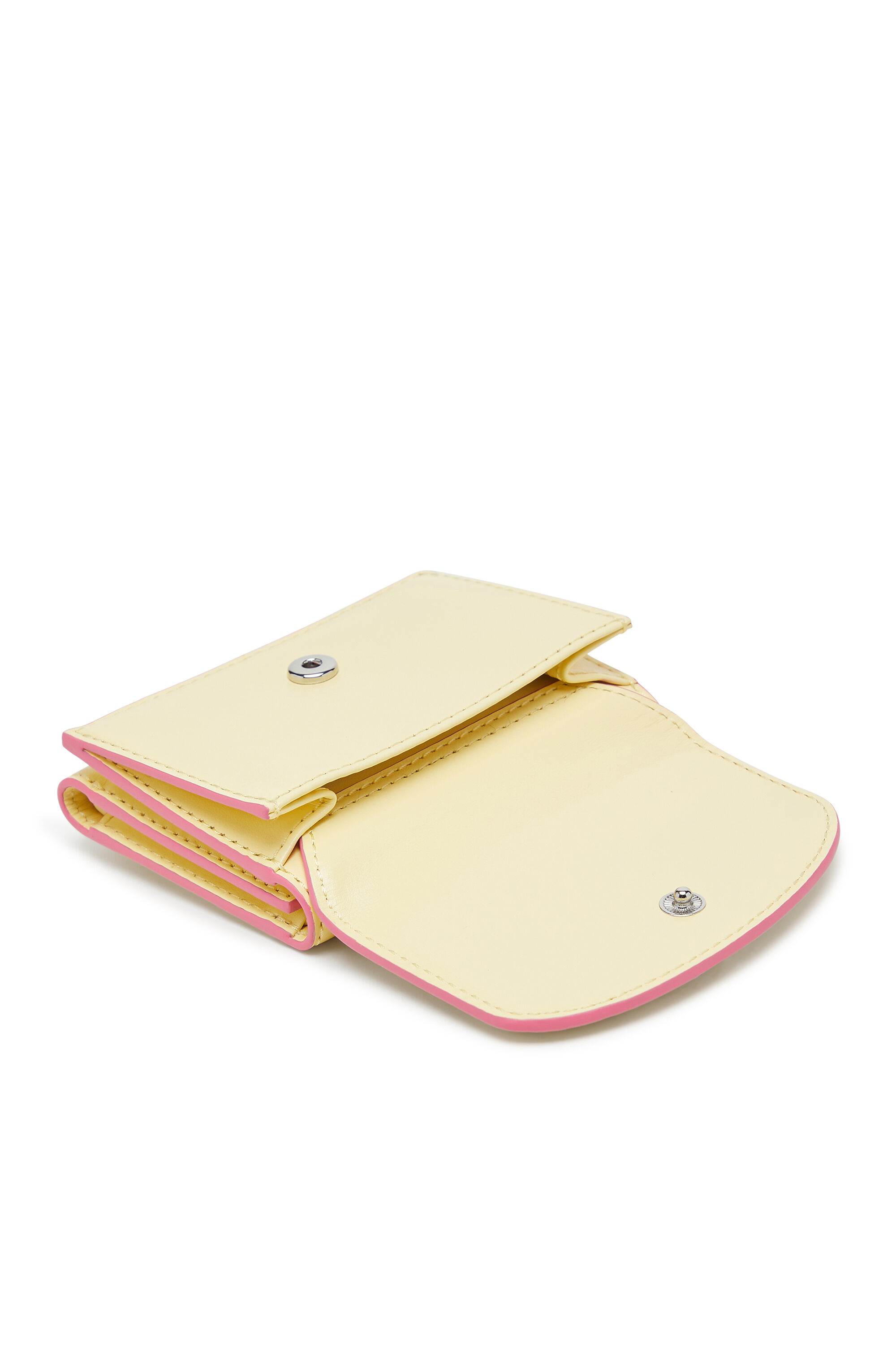 Diesel - 1DR TRI FOLD COIN XS II, Female's 三つ折りウォレット in イエロー - 4