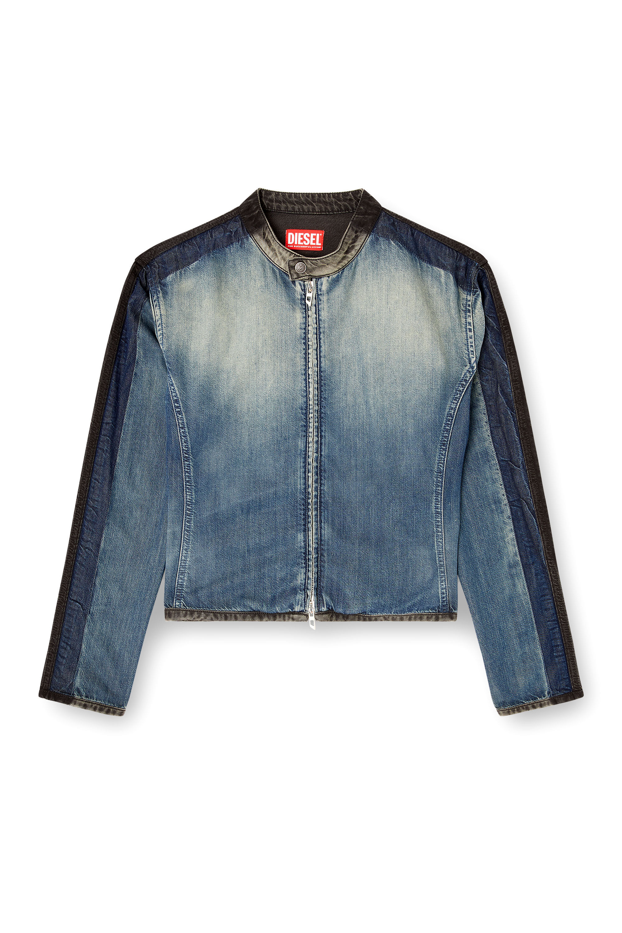 Diesel - DE-KAKI-S, Female's デニムジャケット in ブルー/グレー - 2