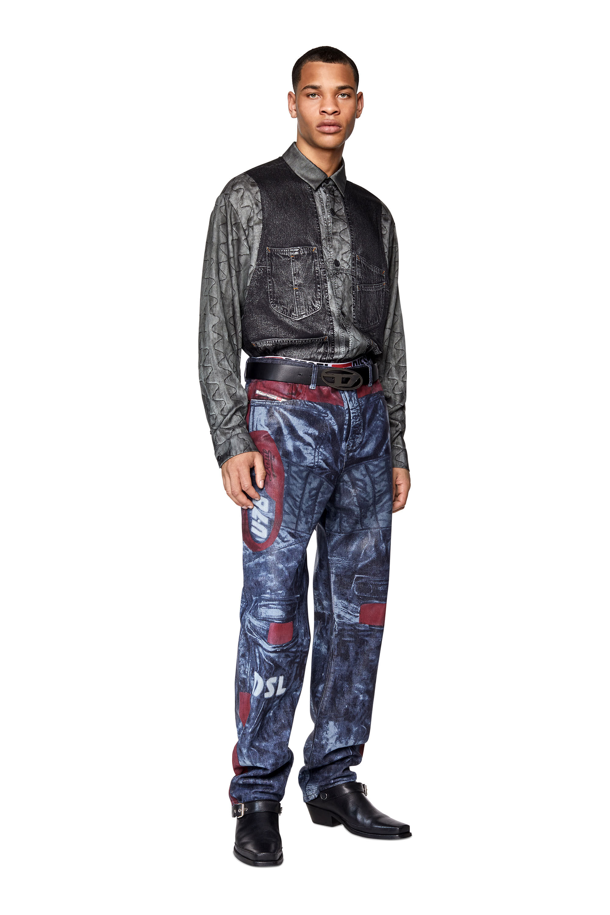 Diesel - 1955 D-Rekiv 09D26 Straight Jeans, 01 - Image 1
