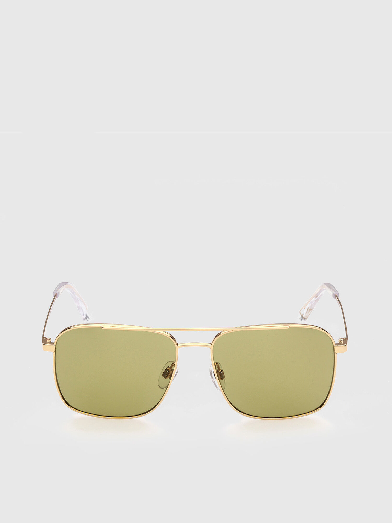 Diesel - DL0295, Male's Navigator sunglasses in metal in ゴールド - 1
