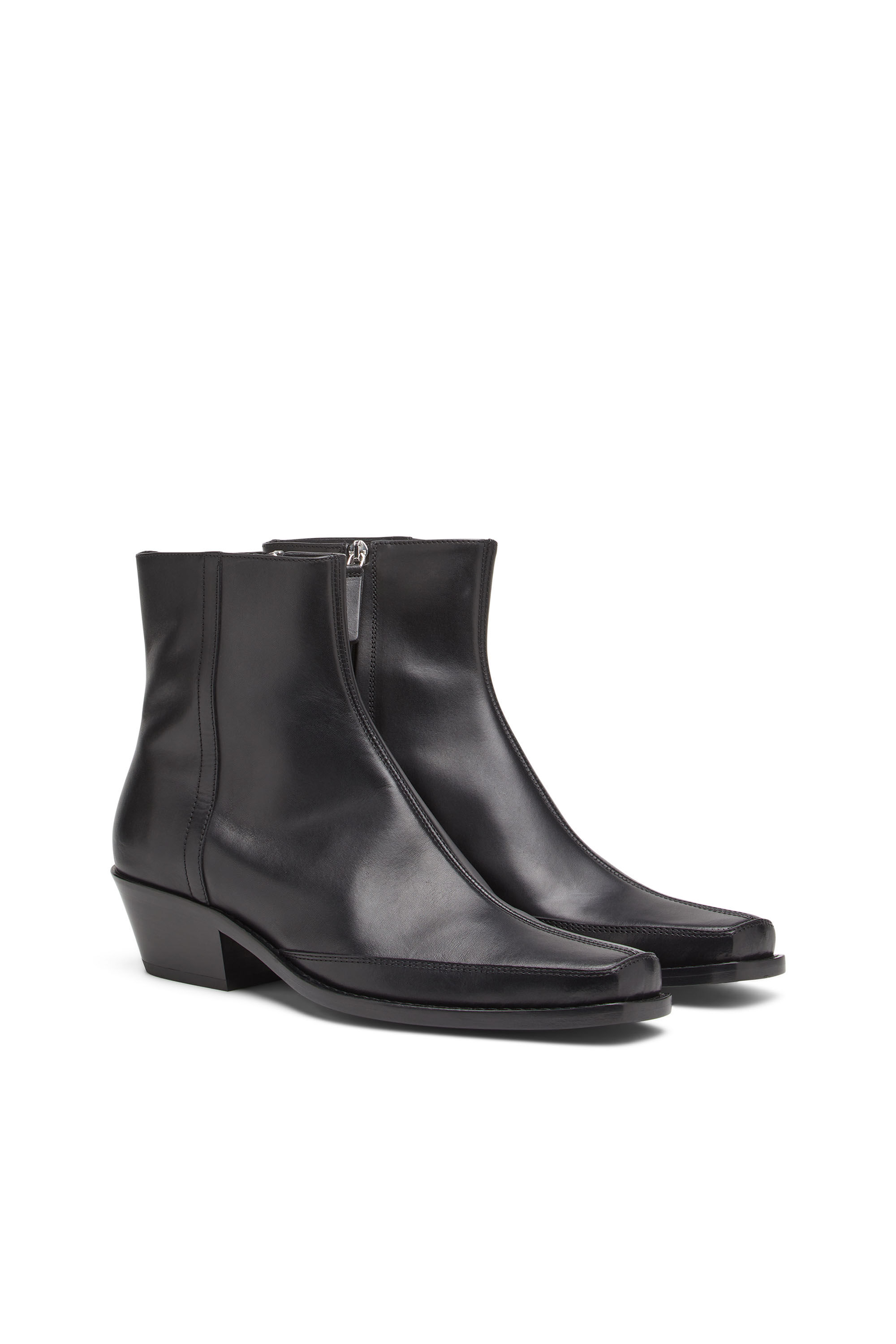 Diesel - D-SANTIAGO BT, Male's レザーブーツ - D-Santiago Bt in ブラック - 3