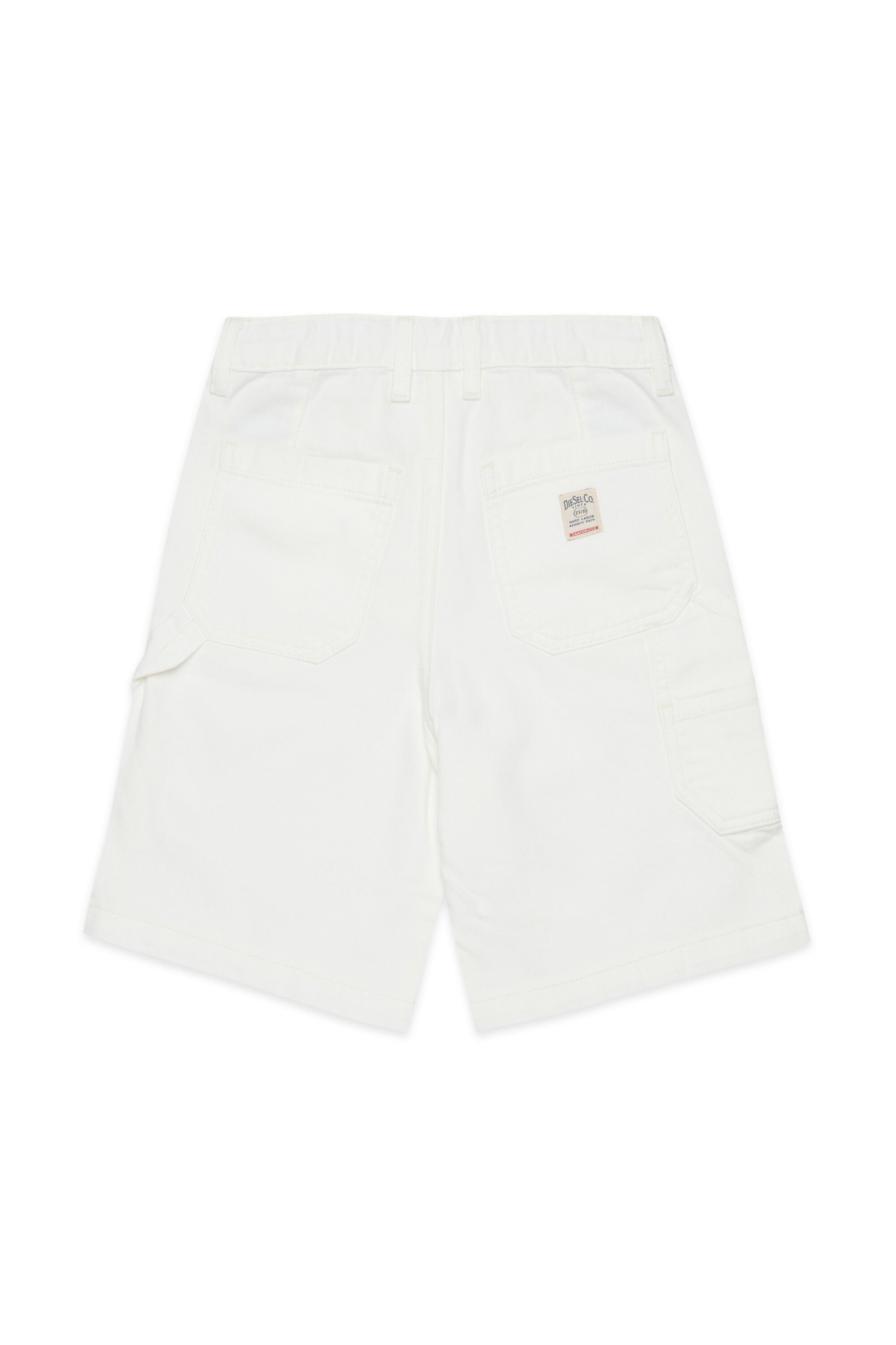 Diesel - D-BART-SHORT-J, Male's デニムショートパンツ in ホワイト - 2