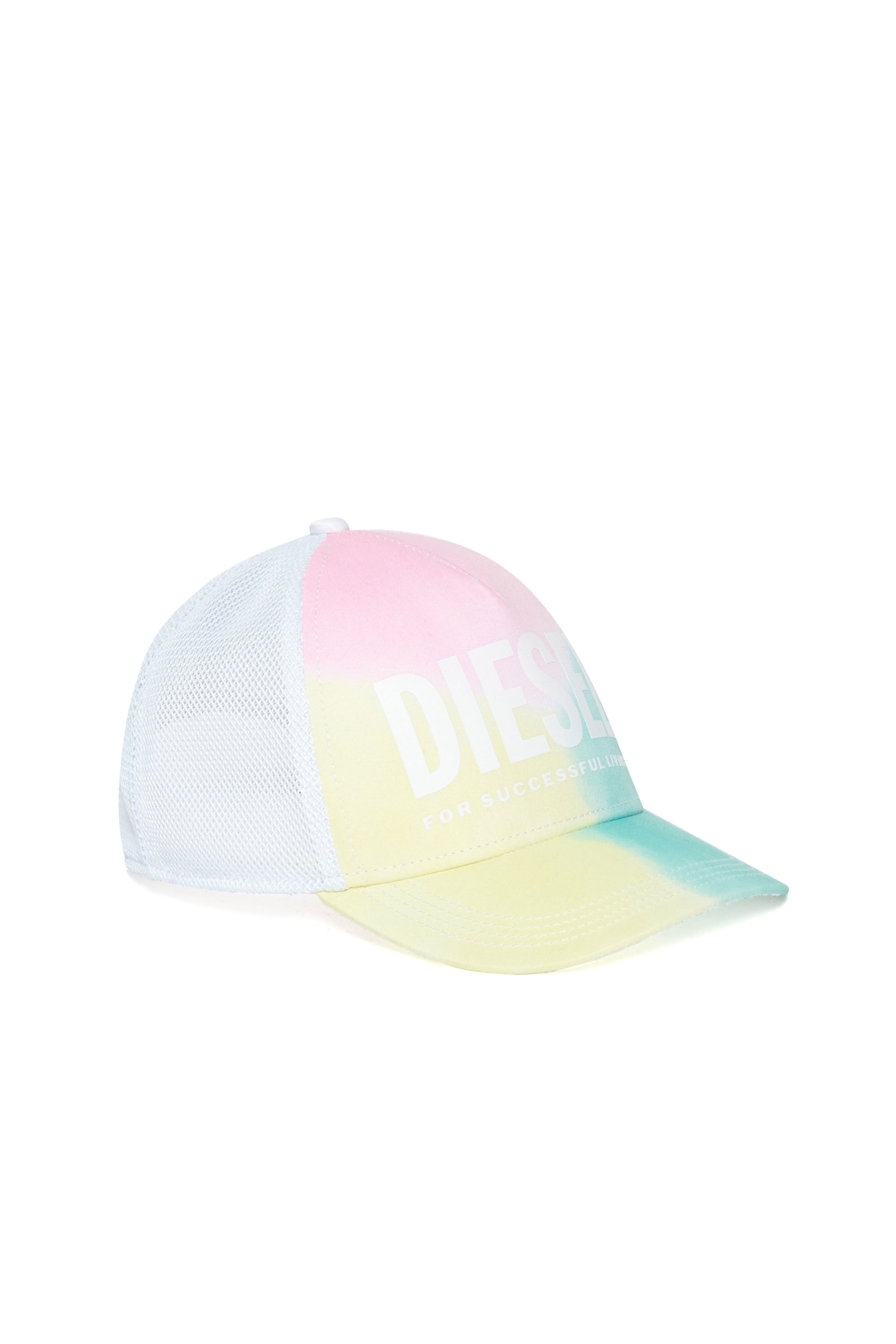 Diesel - FELEZ, Unisex's キッズ ベースボールキャップ メッシュ in マルチカラー/ホワイト - 1
