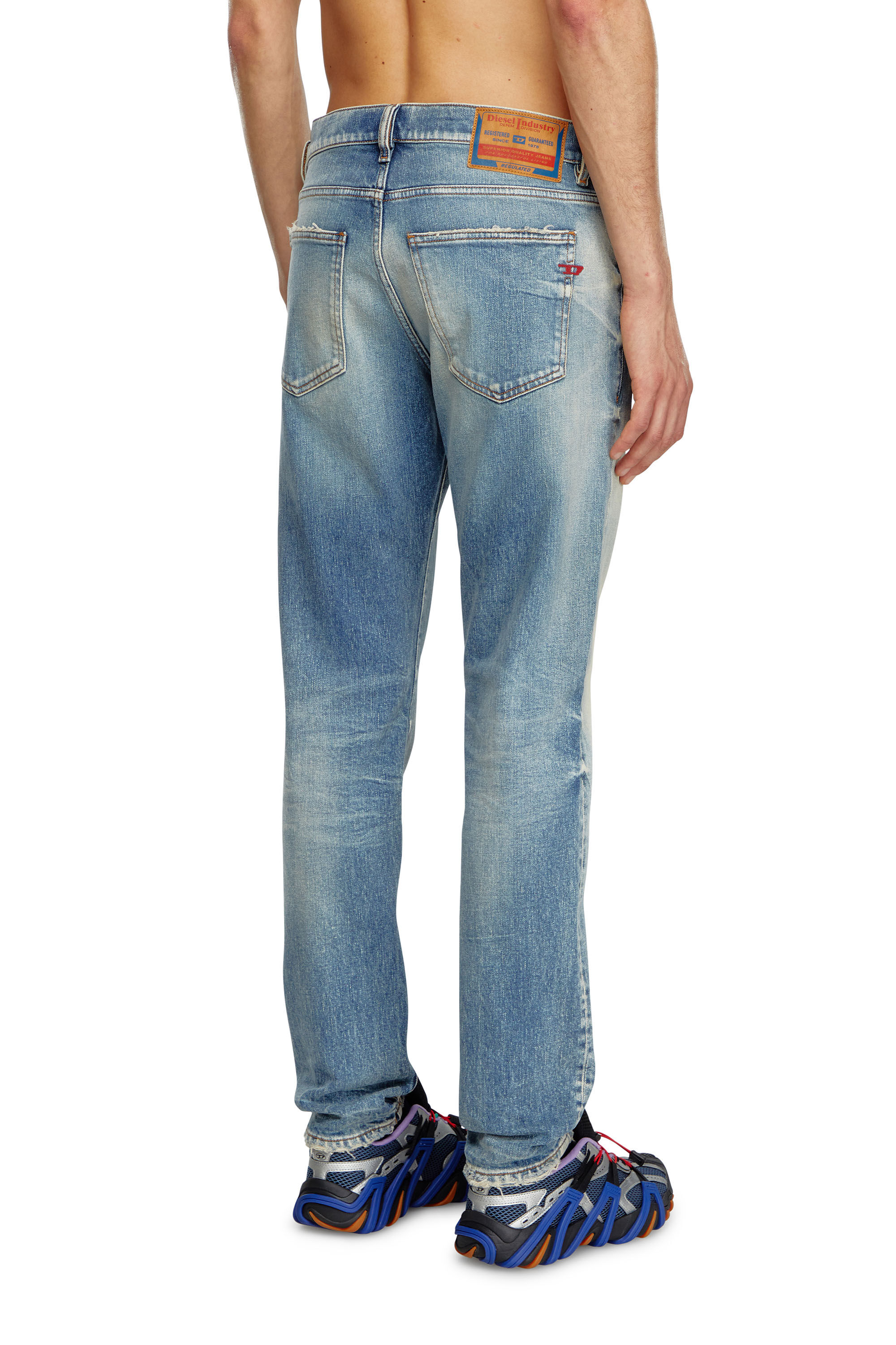 □DIESEL ディーゼル 借れ メンズ□デストロイ加工 ストレッチ スリム 