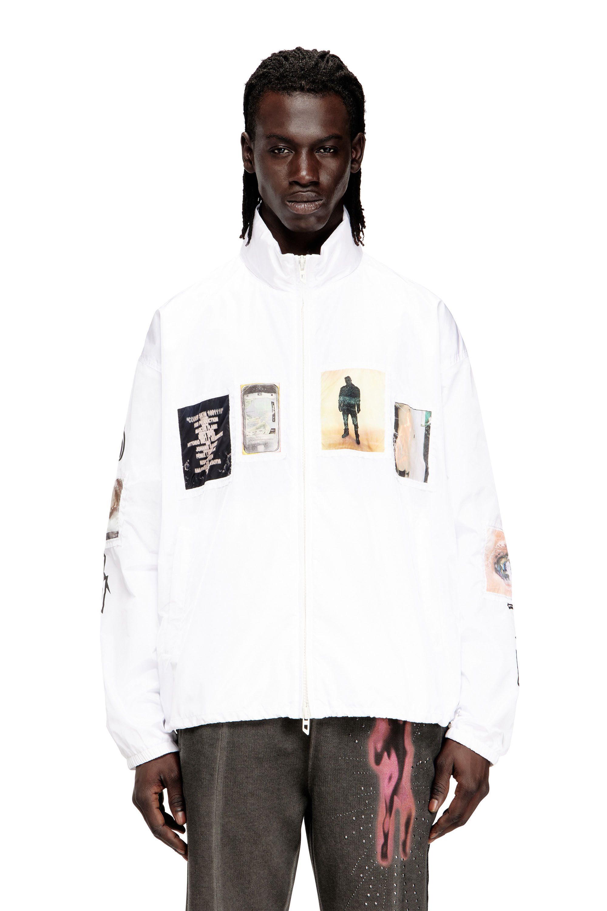 J-CLAUS-A-GSBR ジャケット｜ホワイト｜メンズ｜DIESEL