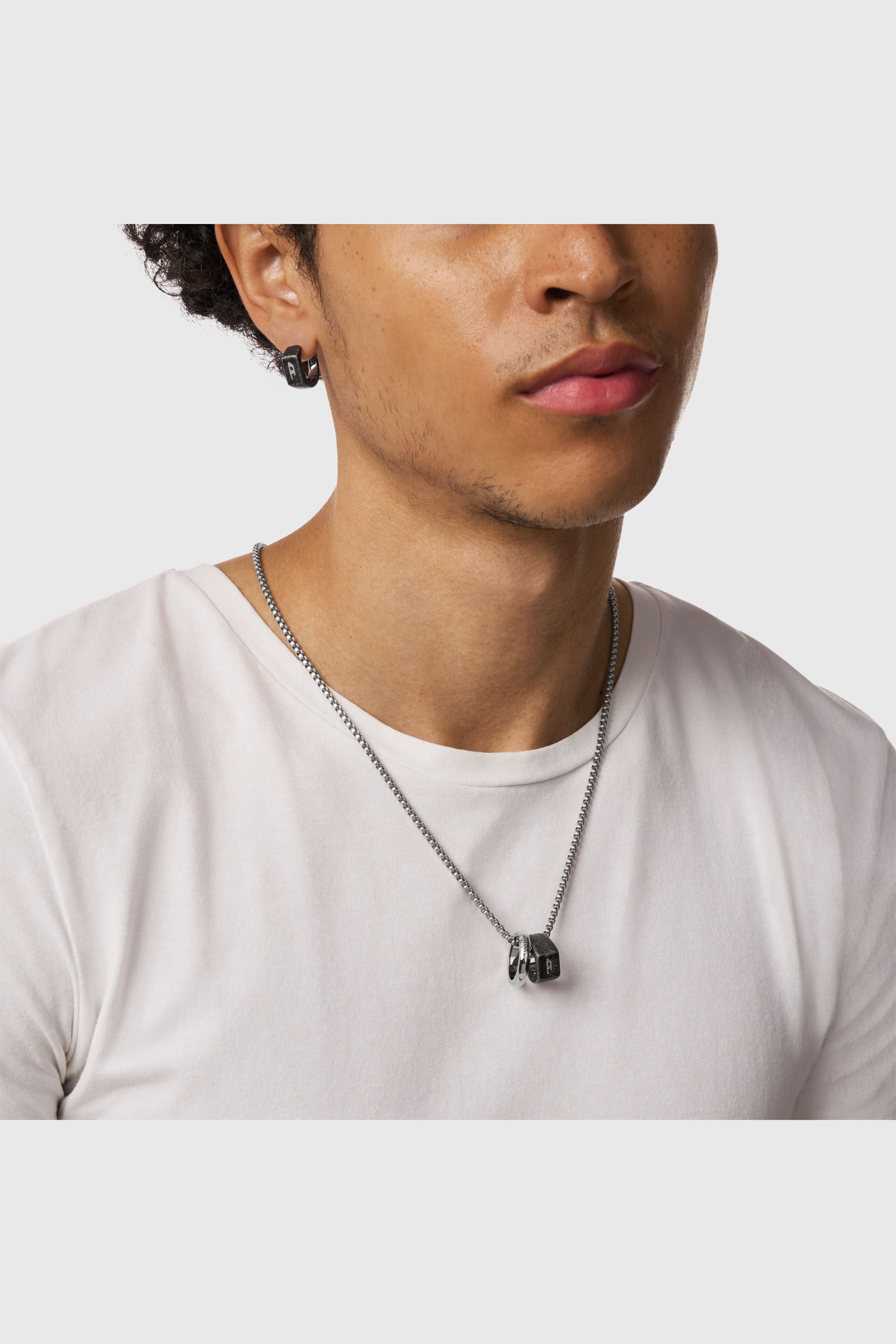 Diesel - DX1654SET JEWELLERY, Unisex's ネックレス in シルバー - 4