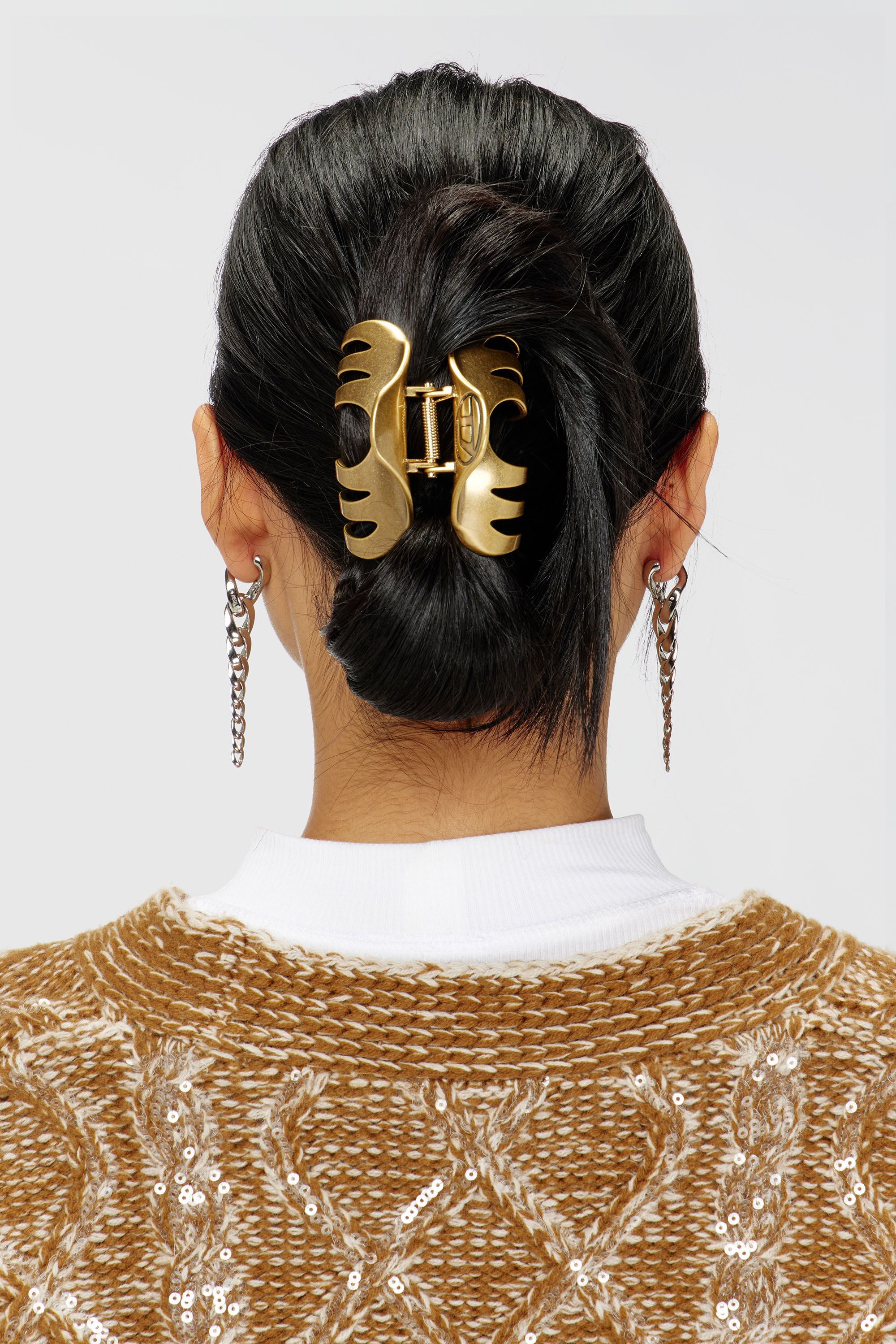 Diesel - TALON CLIP II, Female's ヘアクリップ in ゴールド - 3