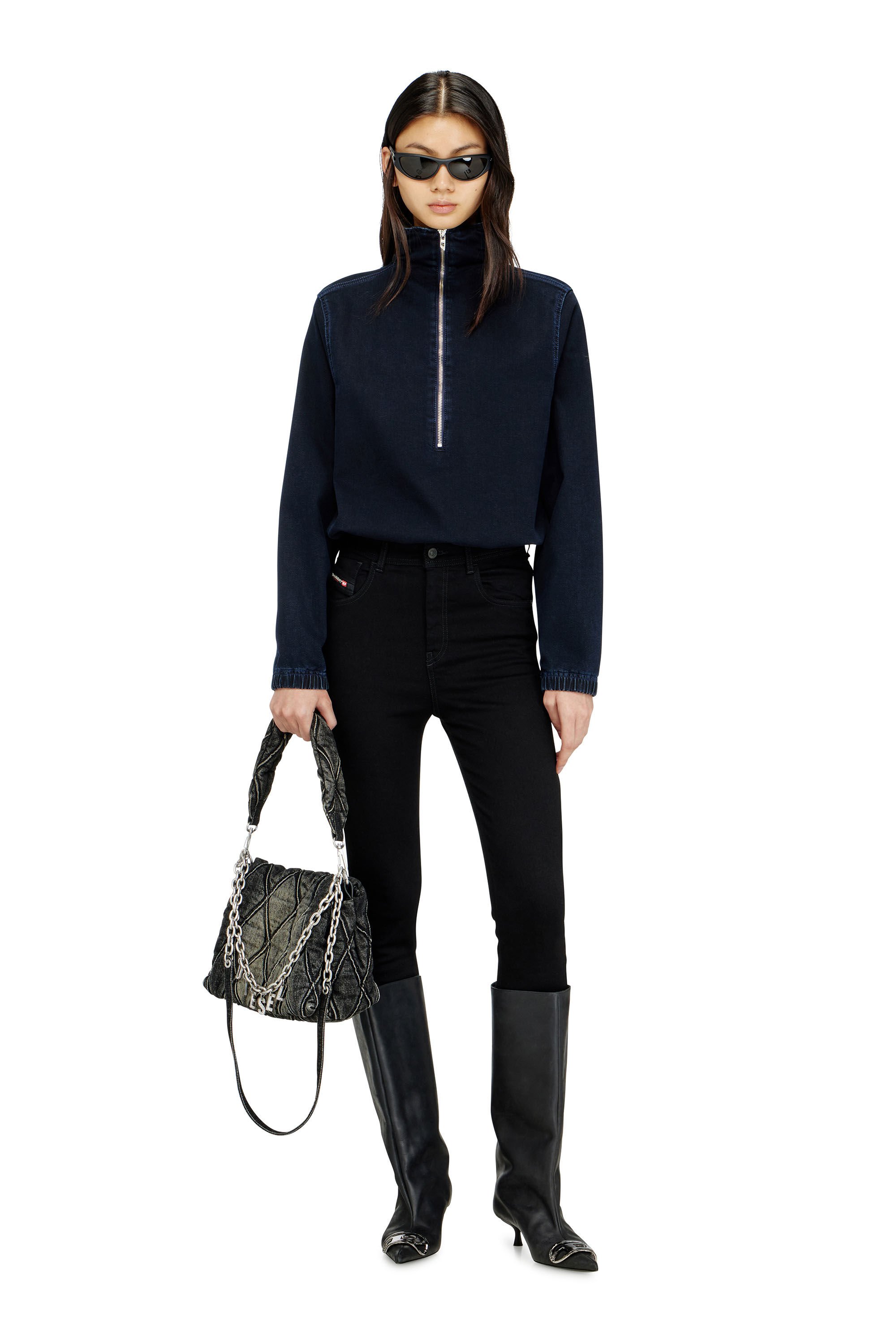 Diesel - DE-FLIP JOGG, Female's ジョグ プルオーバートップ in ダークブルー - 1