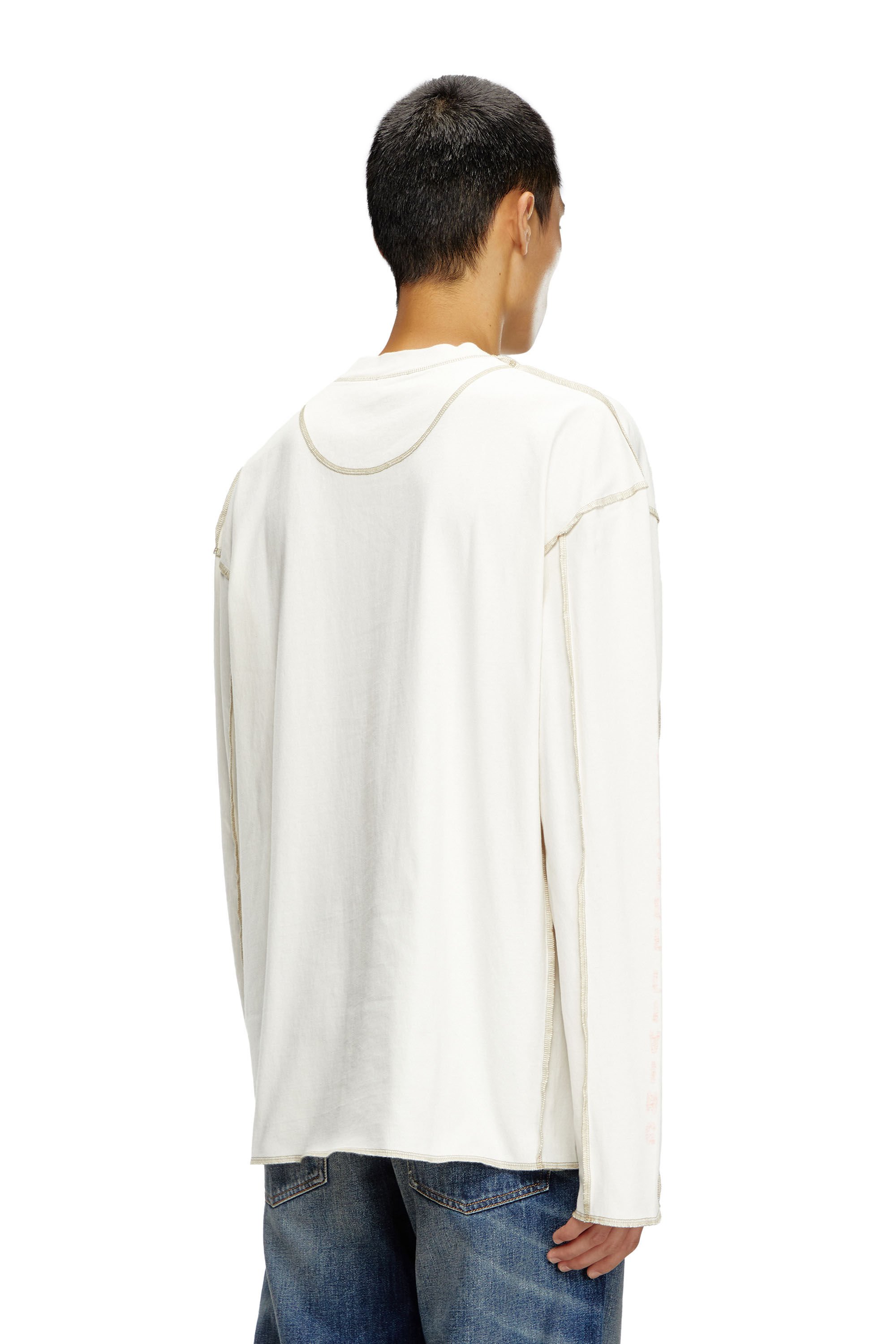 T-CRAOR-LS Long-sleeve T-shirt with inside-out effect