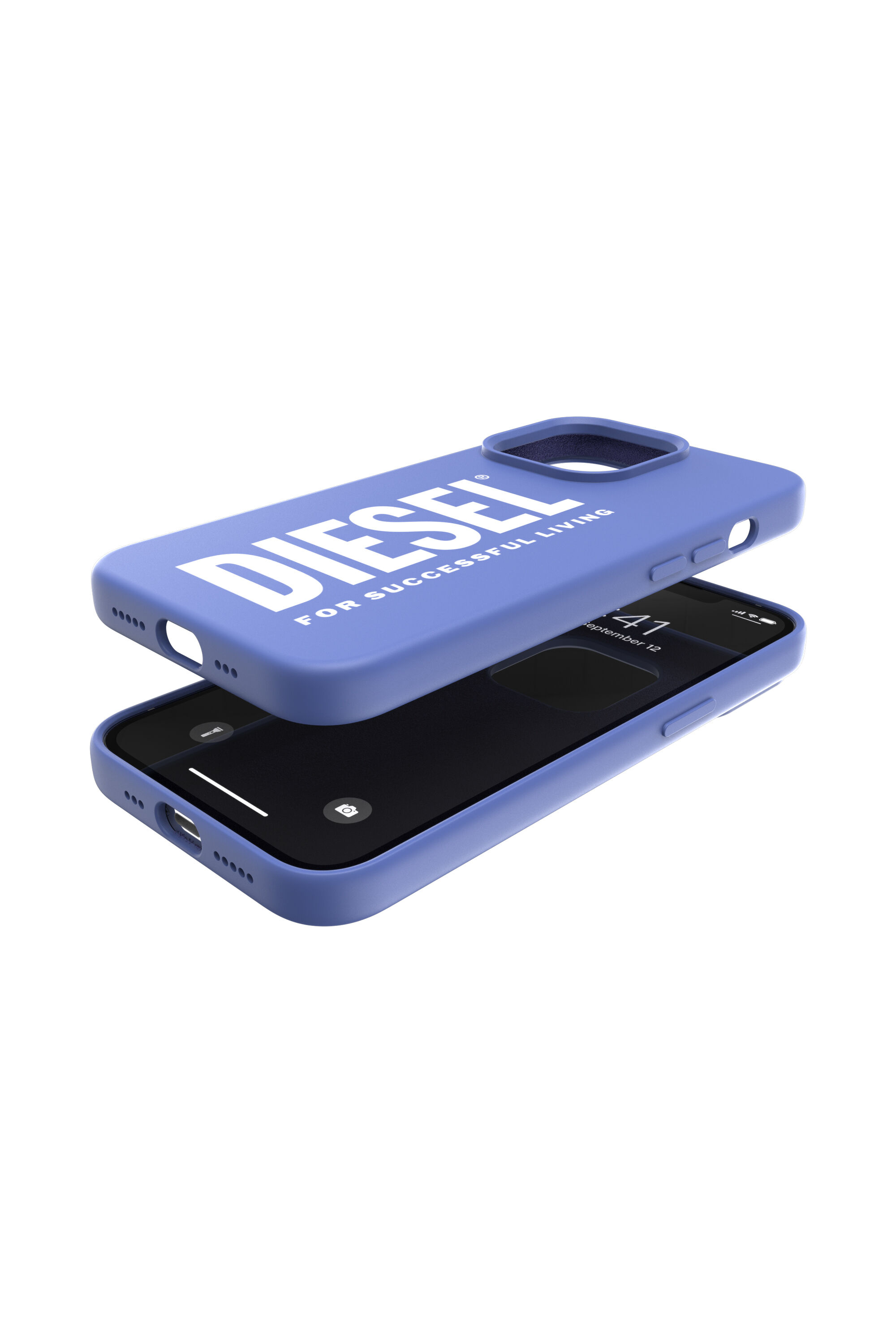 Diesel - 48277 SILICONE CASE, Unisex's iPhone13/13Pro対応　ケース in ブルー - 3