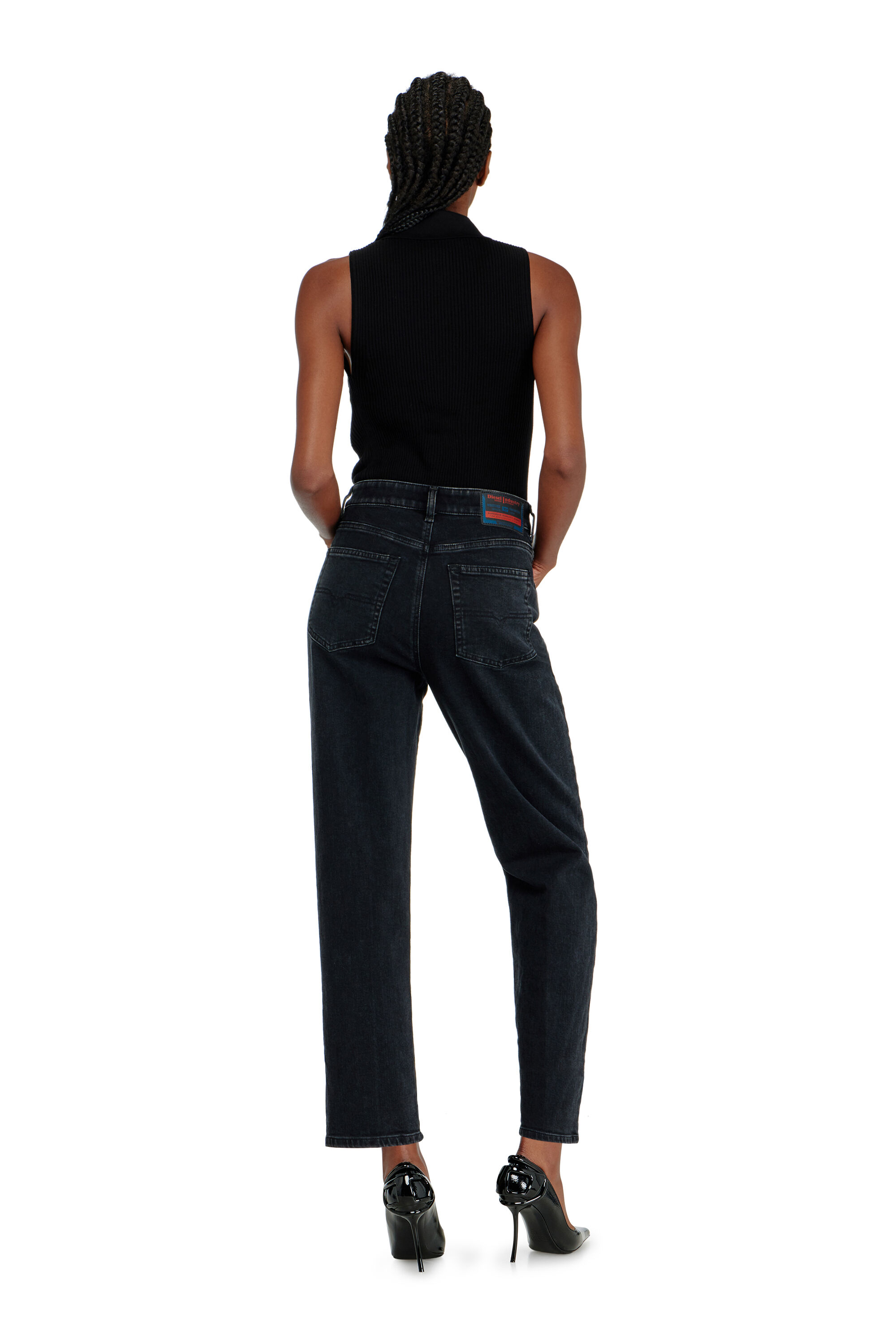 Diesel - Female's Regular Jeans 1981 D-Went 09N89, ブラック/ダークグレー - 3