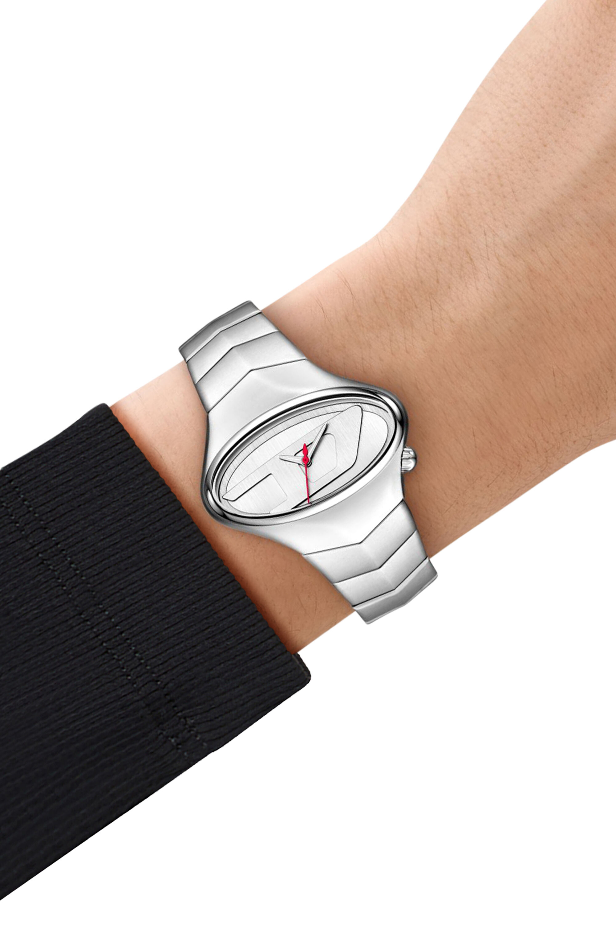 Diesel - DZ2228 WATCH, Male's D-Rush Stainless steel watch in シルバー - 4