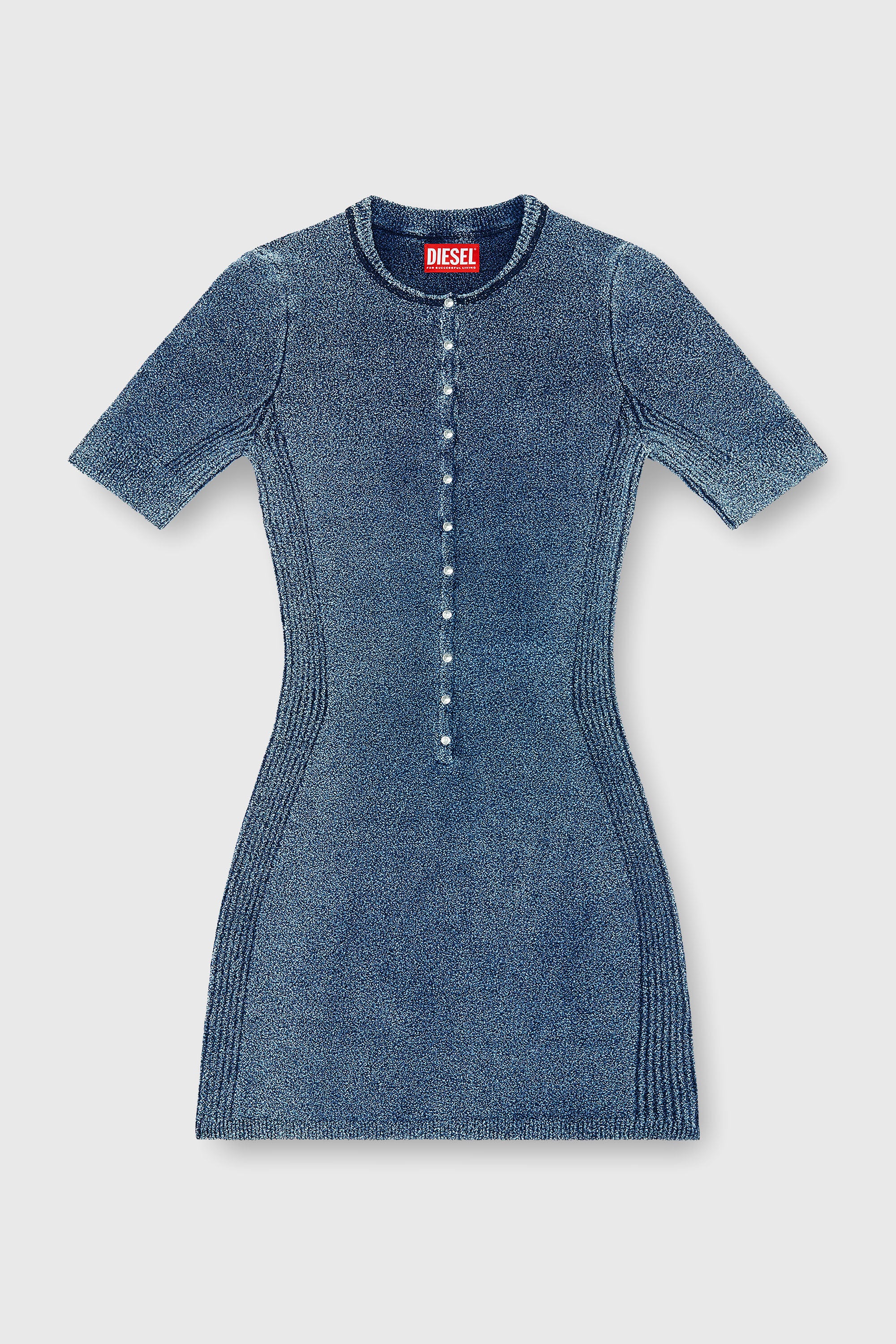 Diesel - M-ESTEE DRESS, Female's ドレス in ミディアムブルー - 2
