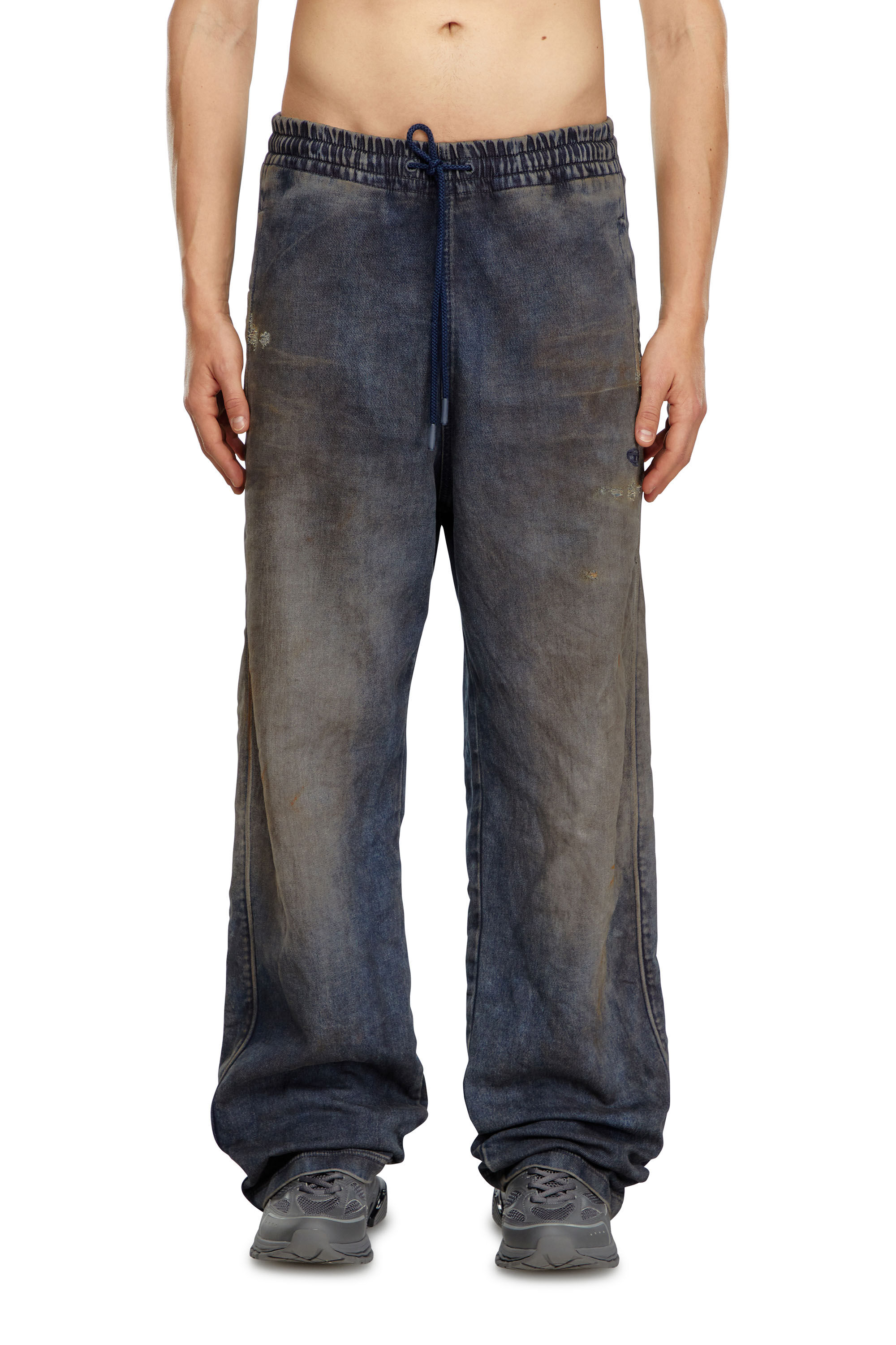 Diesel - Male's Relaxed D-Martyans Track Denim 068LV, ダークブルー - 3