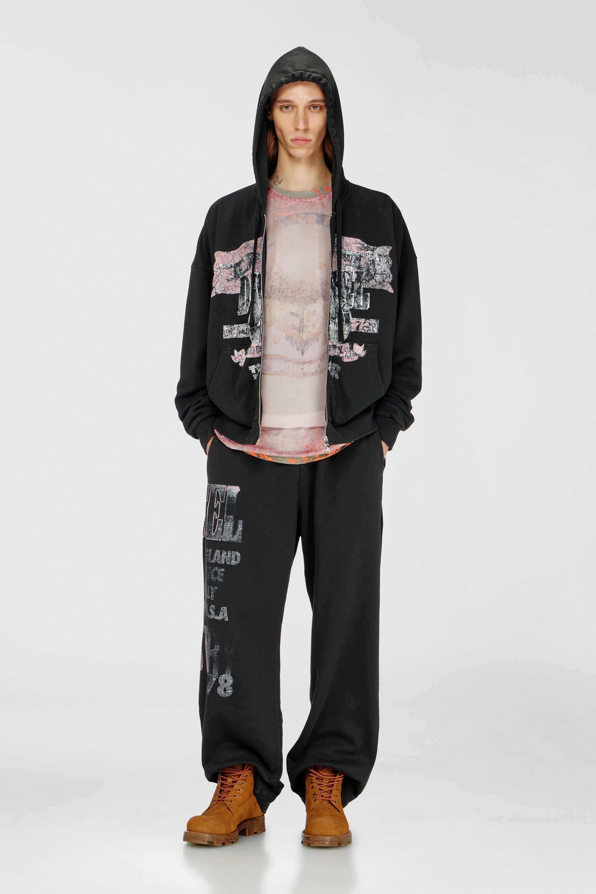 S-WILL-ZIP Zip-up hoodie with concert graphics｜ToBeDefined