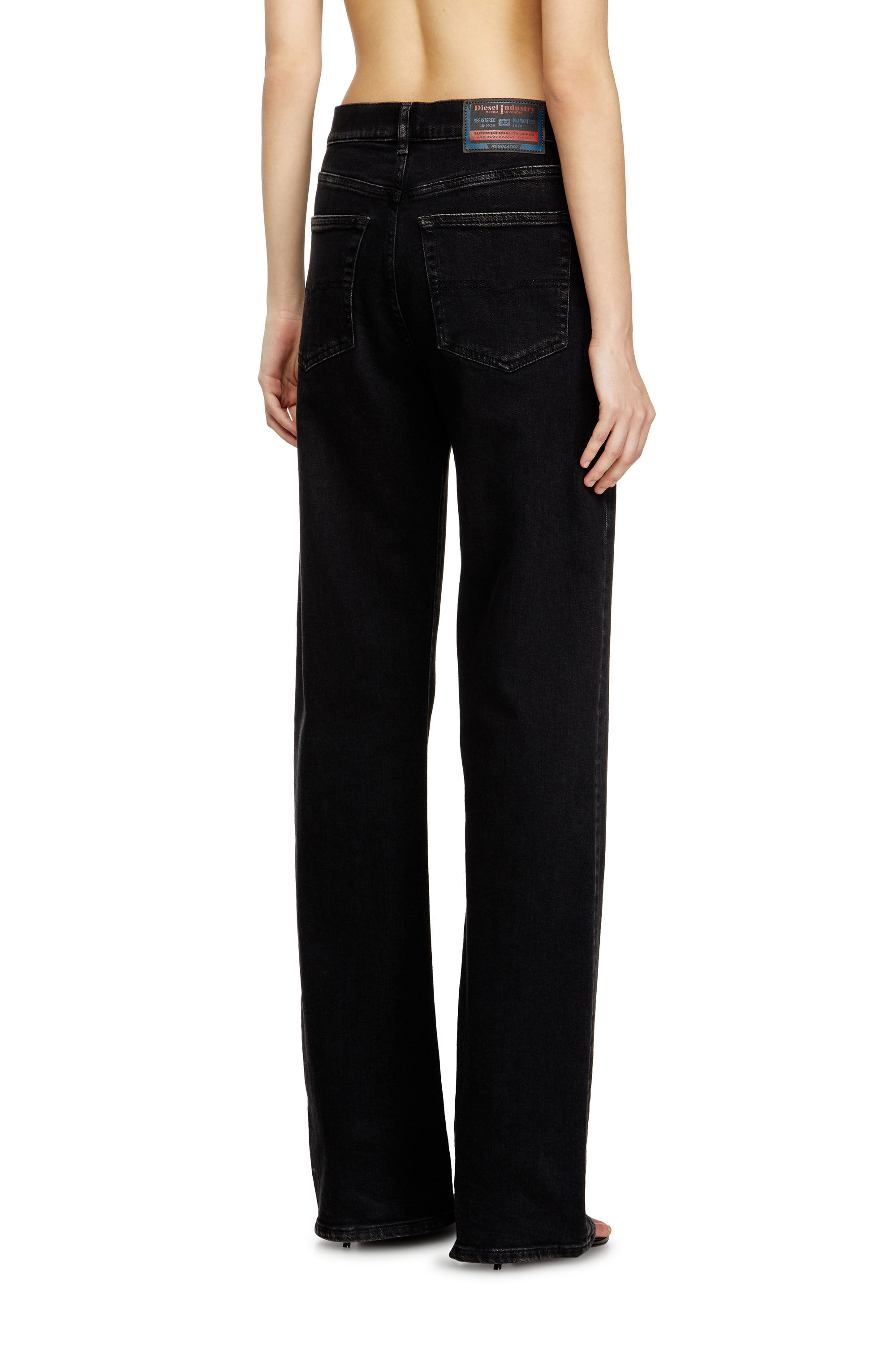 Diesel - Female's Regular Jeans 1971 D-Sent 09N89, ブラック/ダークグレー - 4