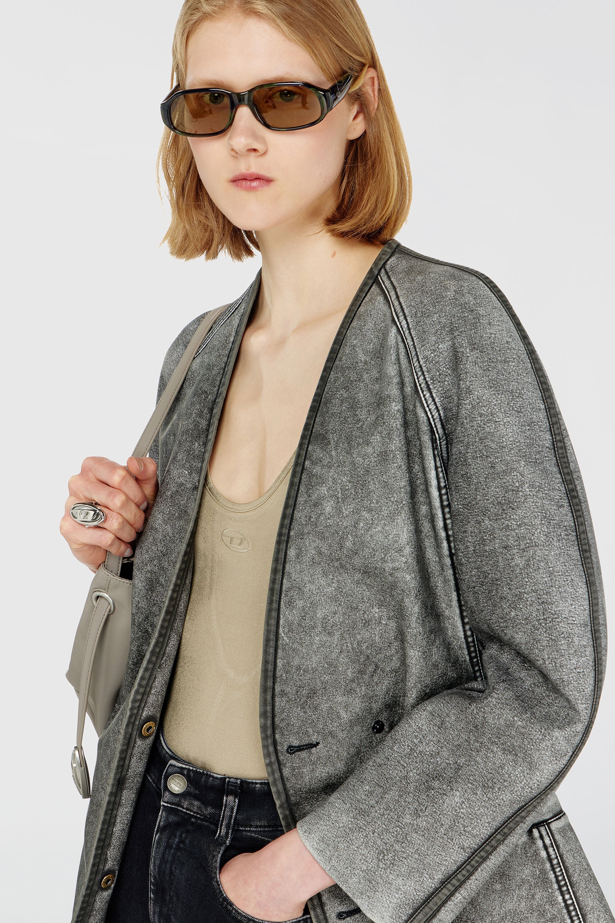 Diesel - G-ALAX, Female's ジャケット in グレー - 4