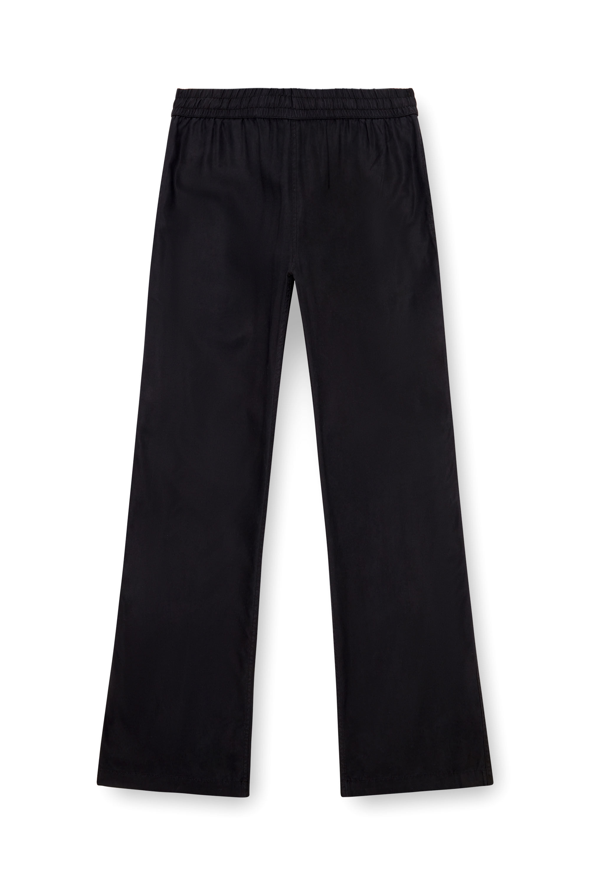 Diesel - P-DREYER-C-WN, Female's Track pants in fluid twill in ブラック - 2