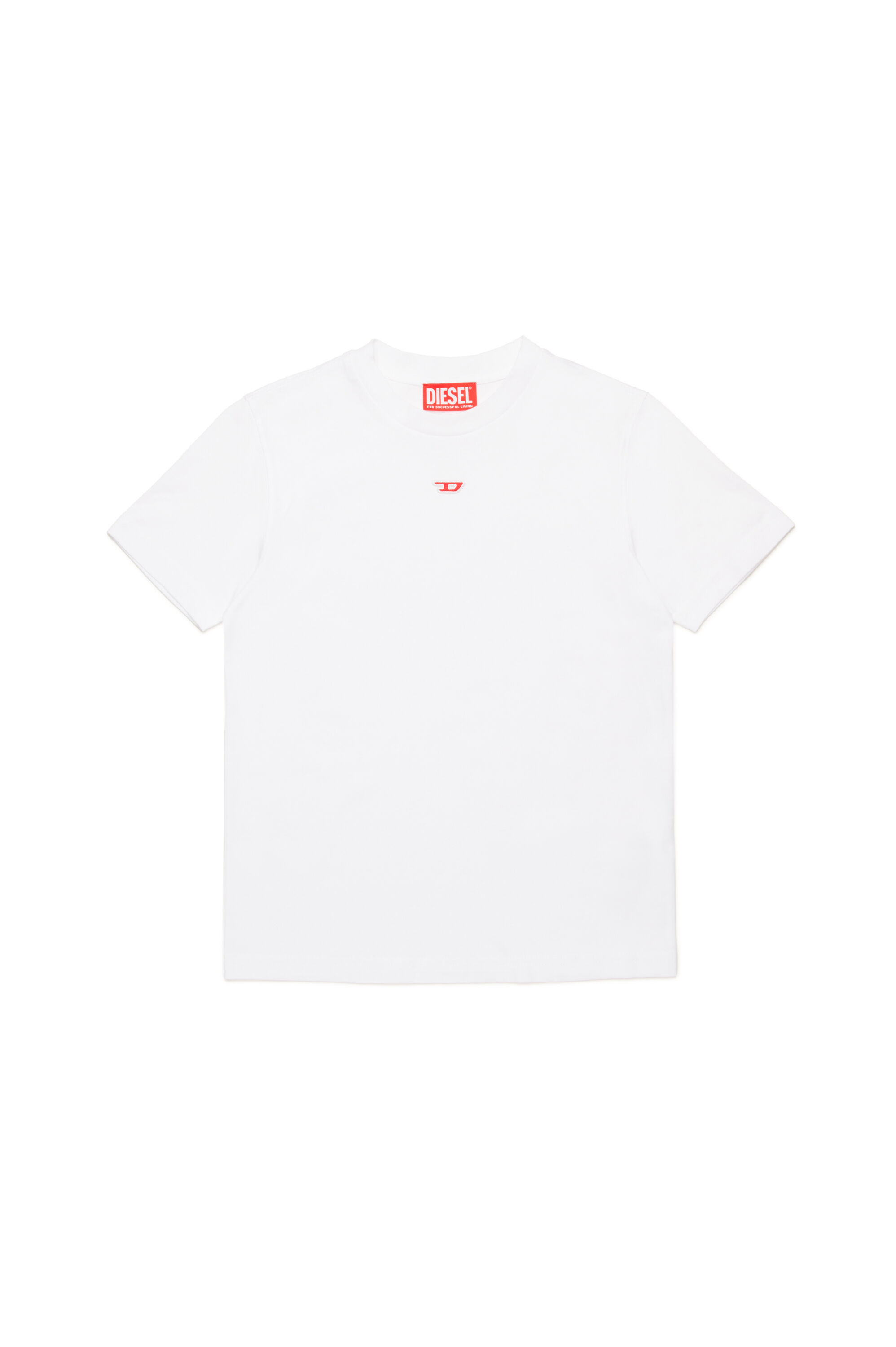 Diesel - TDIEGORD, Unisex's T-shirt with D logo in ホワイト - 1