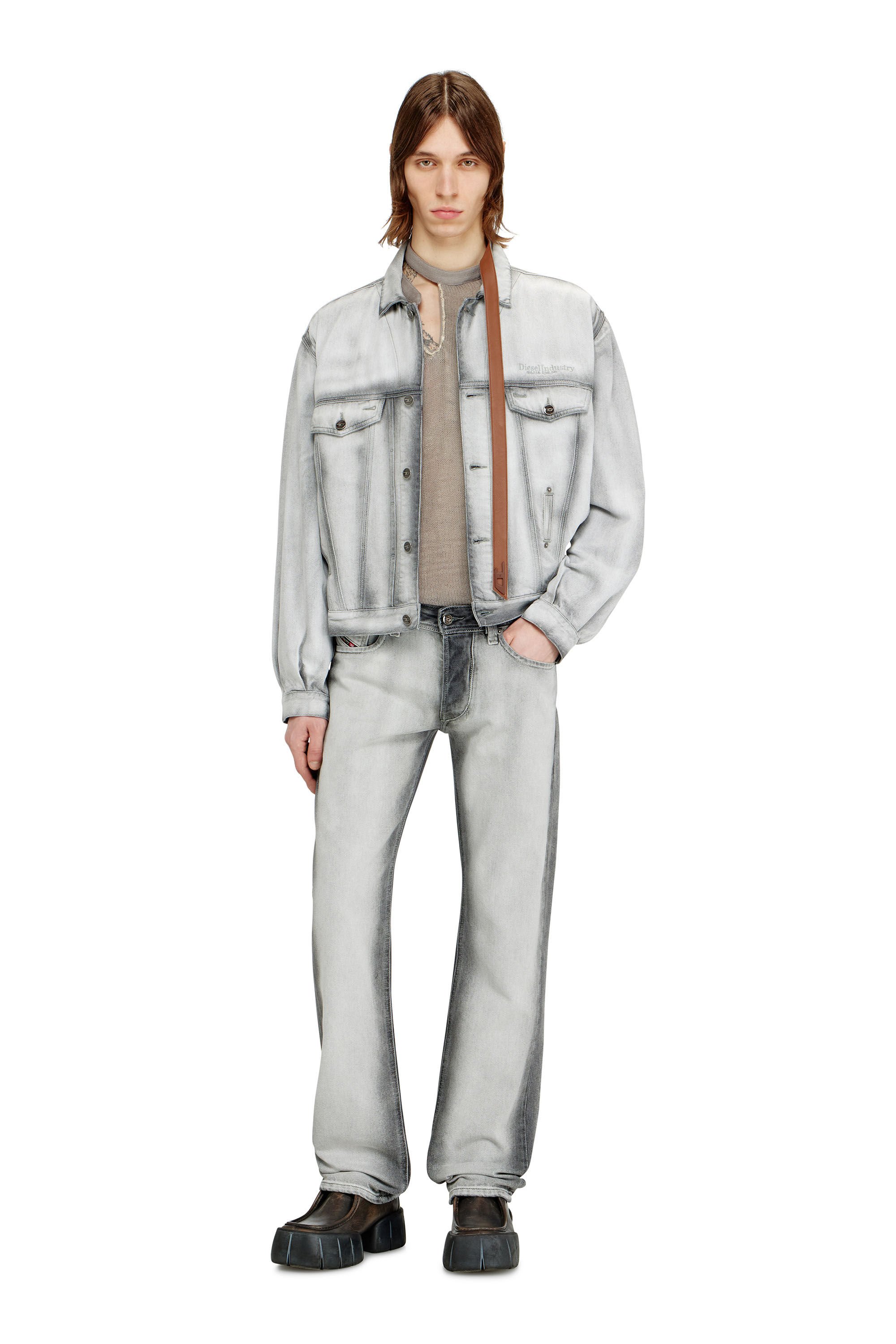 Diesel - Male's Regular Jeans 1985 Larkee 09P28, ダークグレー - 1