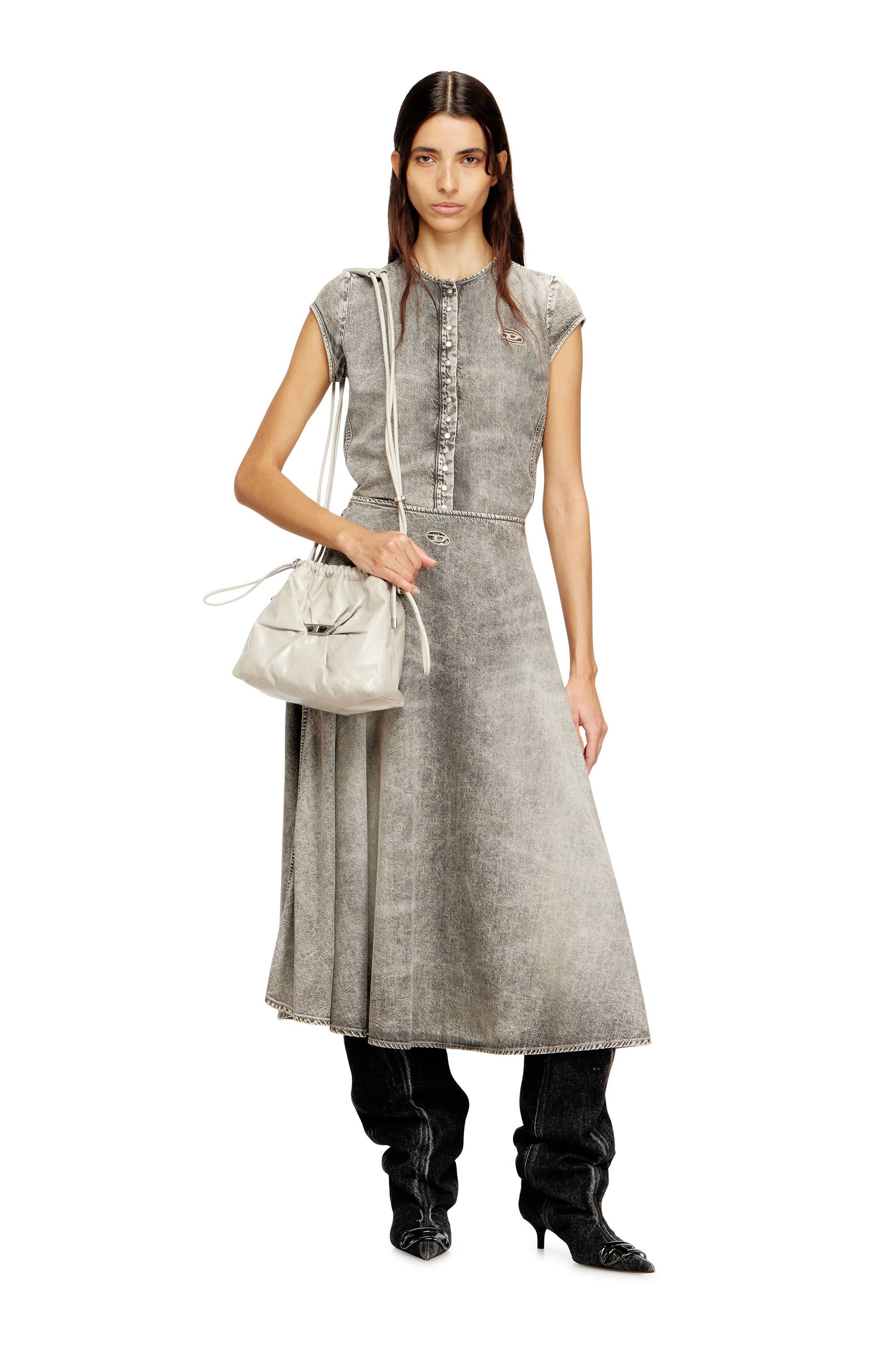 Diesel - SCRUNCH-D BUCKET, Female's バケットバッグ in ホワイト - 1