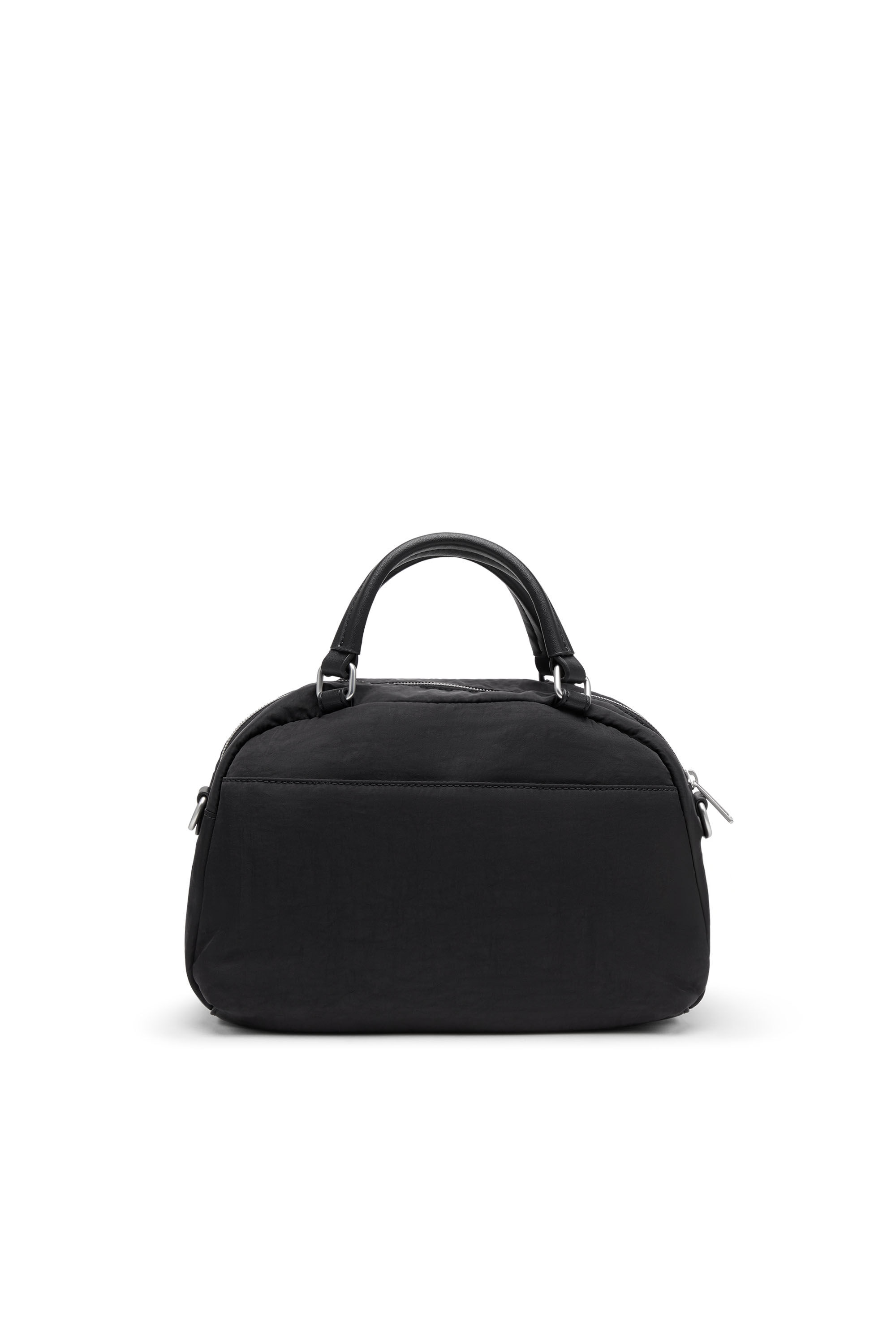 Diesel - LOGOS TOP HANDLE, Unisex's Logos-Handbag in recycled nylon in ブラック - 2