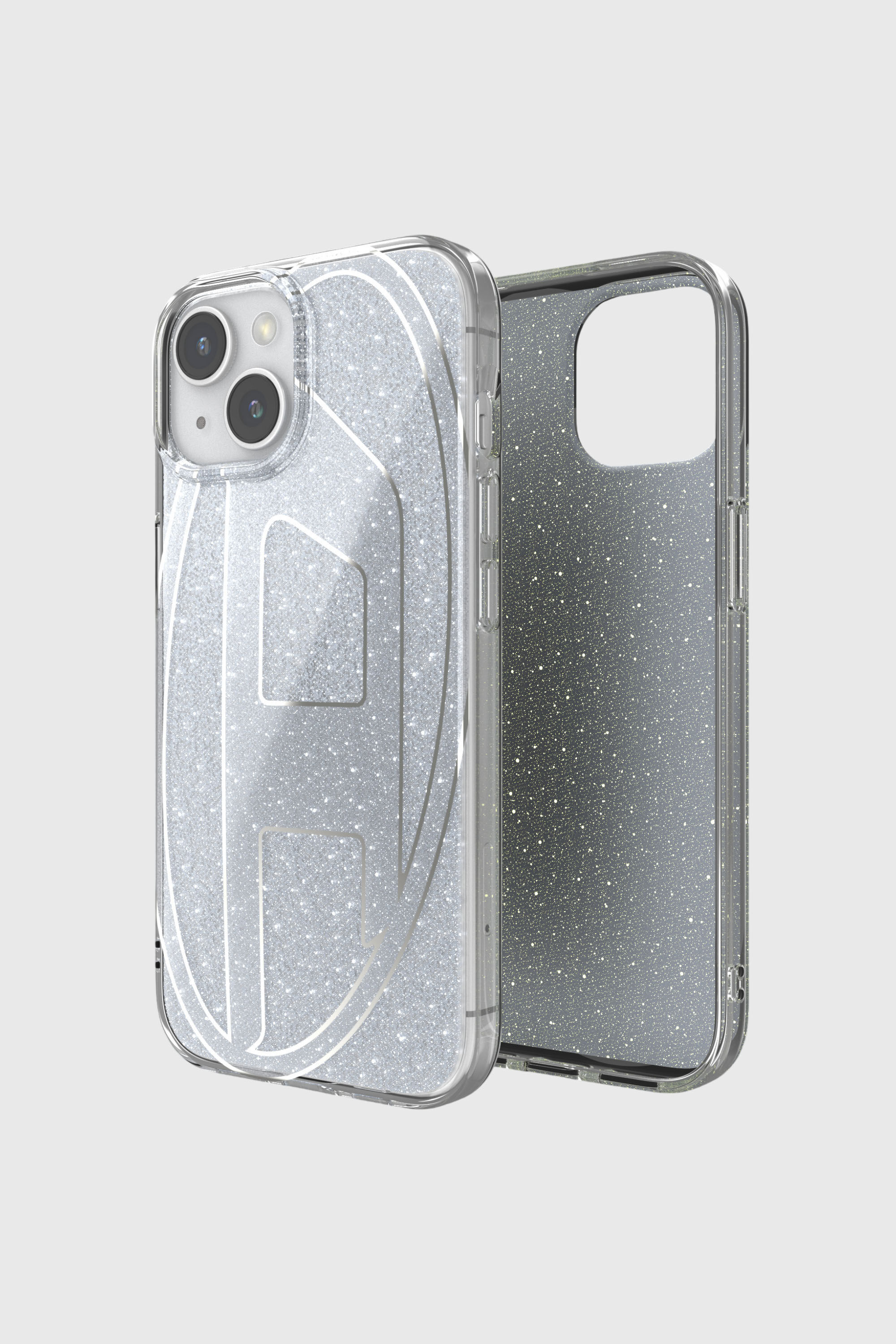 Diesel - 60031 AOP CASE, Unisex's iPhone 15 in シルバー - 1