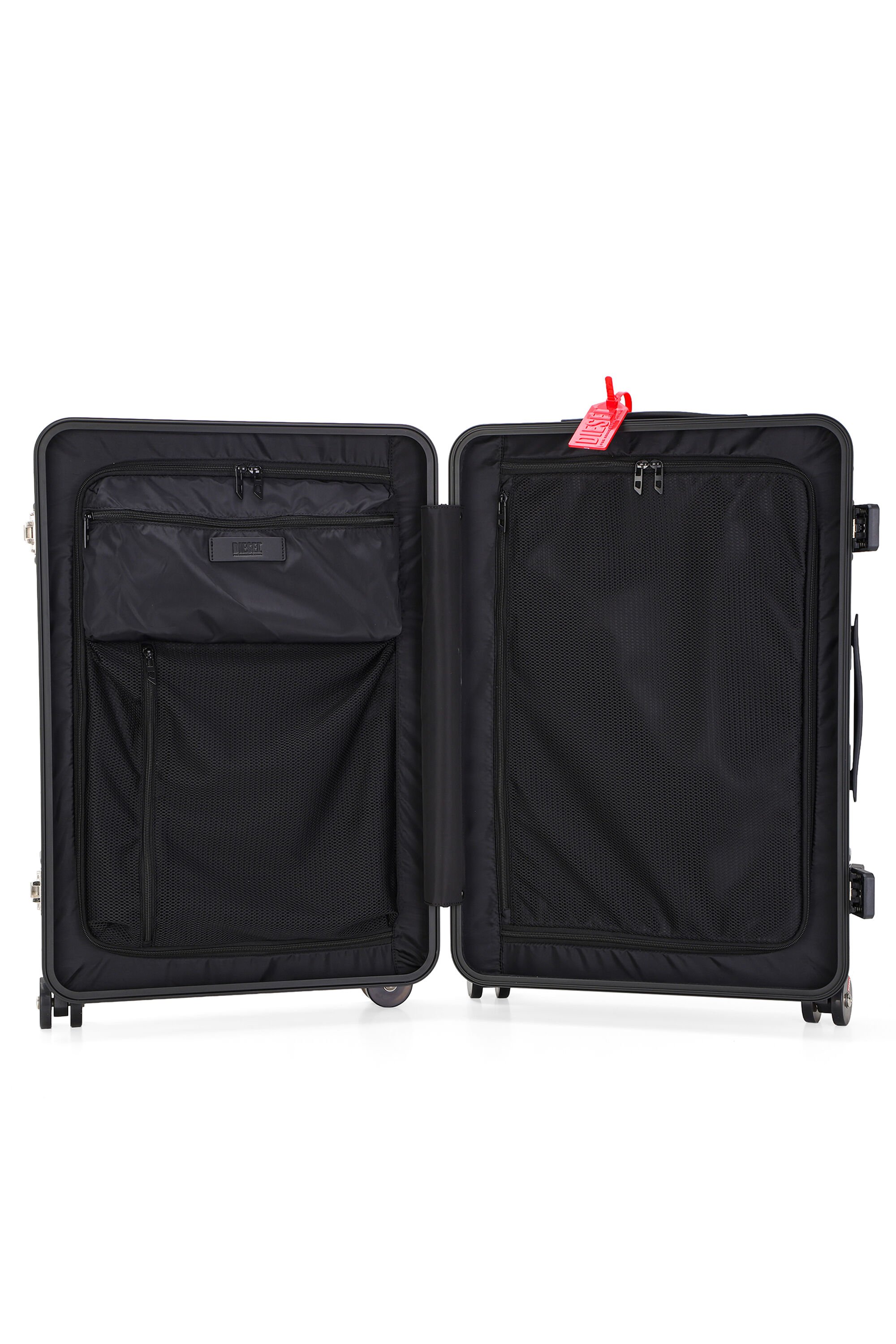 Diesel - DIESEL PC STRONG IMAGE TROLLEY- DSL003, Unisex's Rugged carry‑on suitcase 24" in ブラック - 4