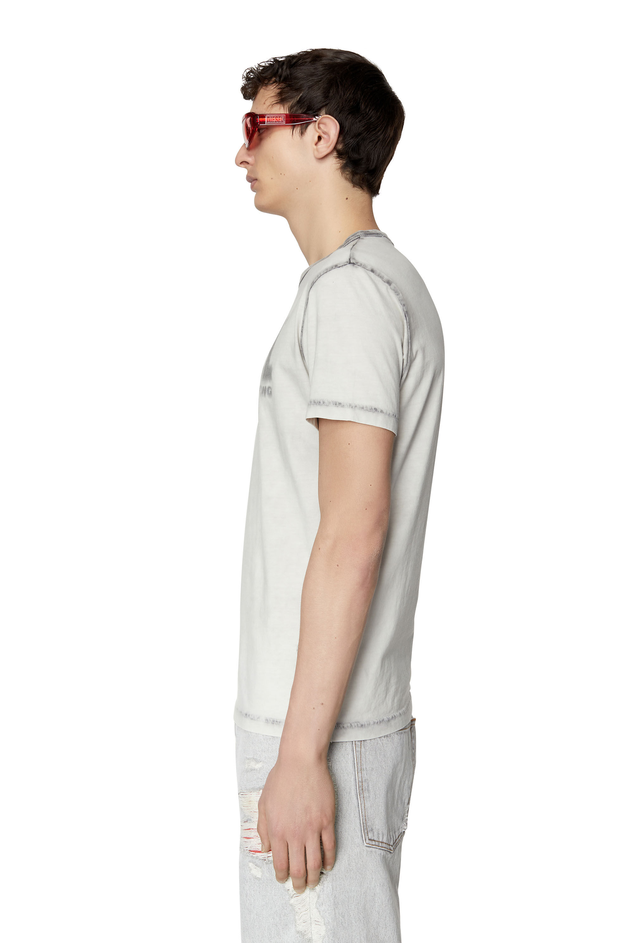 Diesel - T-DIEGOR-E6, Male's ロゴ Tシャツ in ブラック - 6