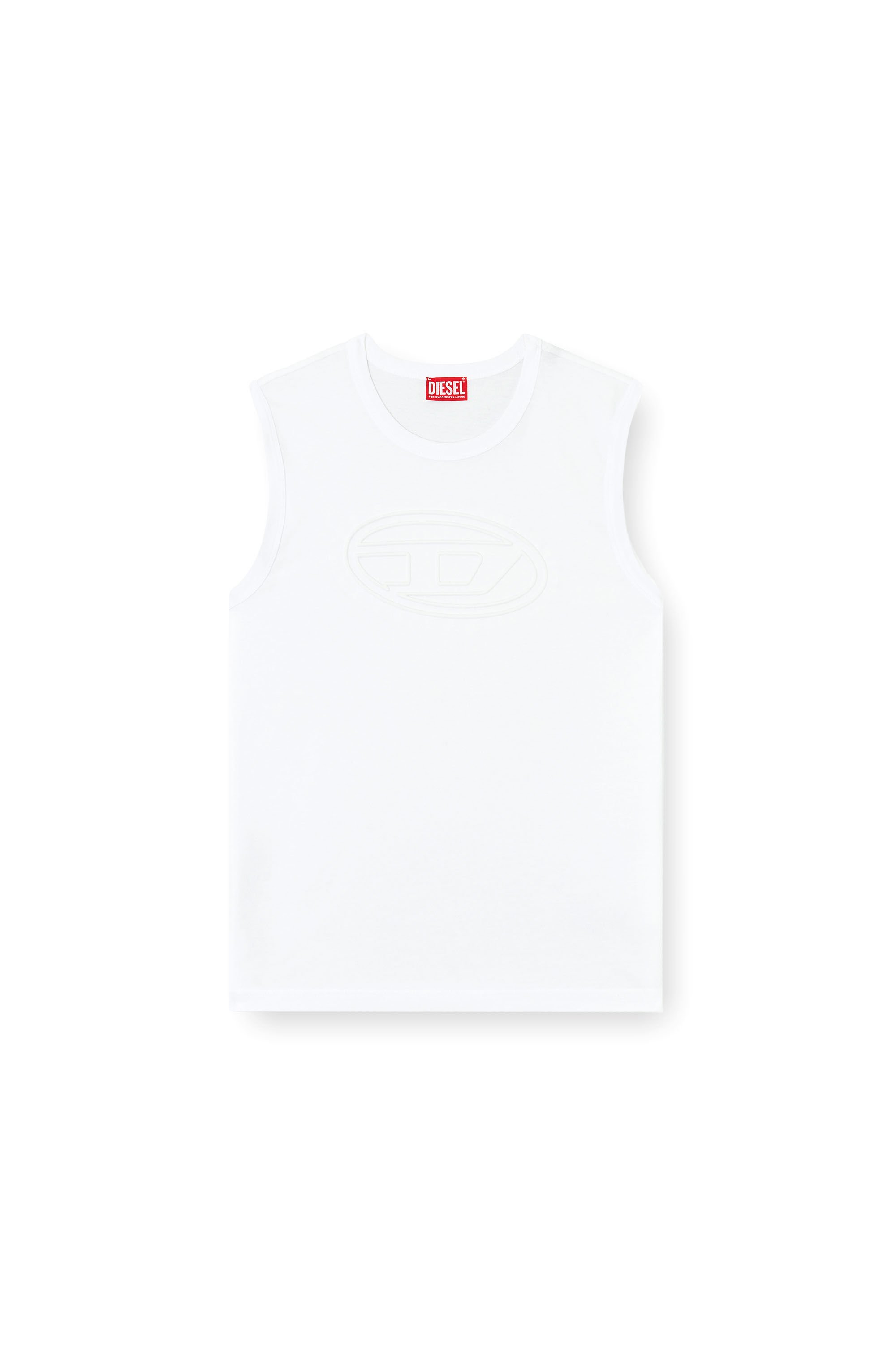 Diesel - T-BISCO-BIGOVAL, Male's Sleeveless top in ホワイト - 2