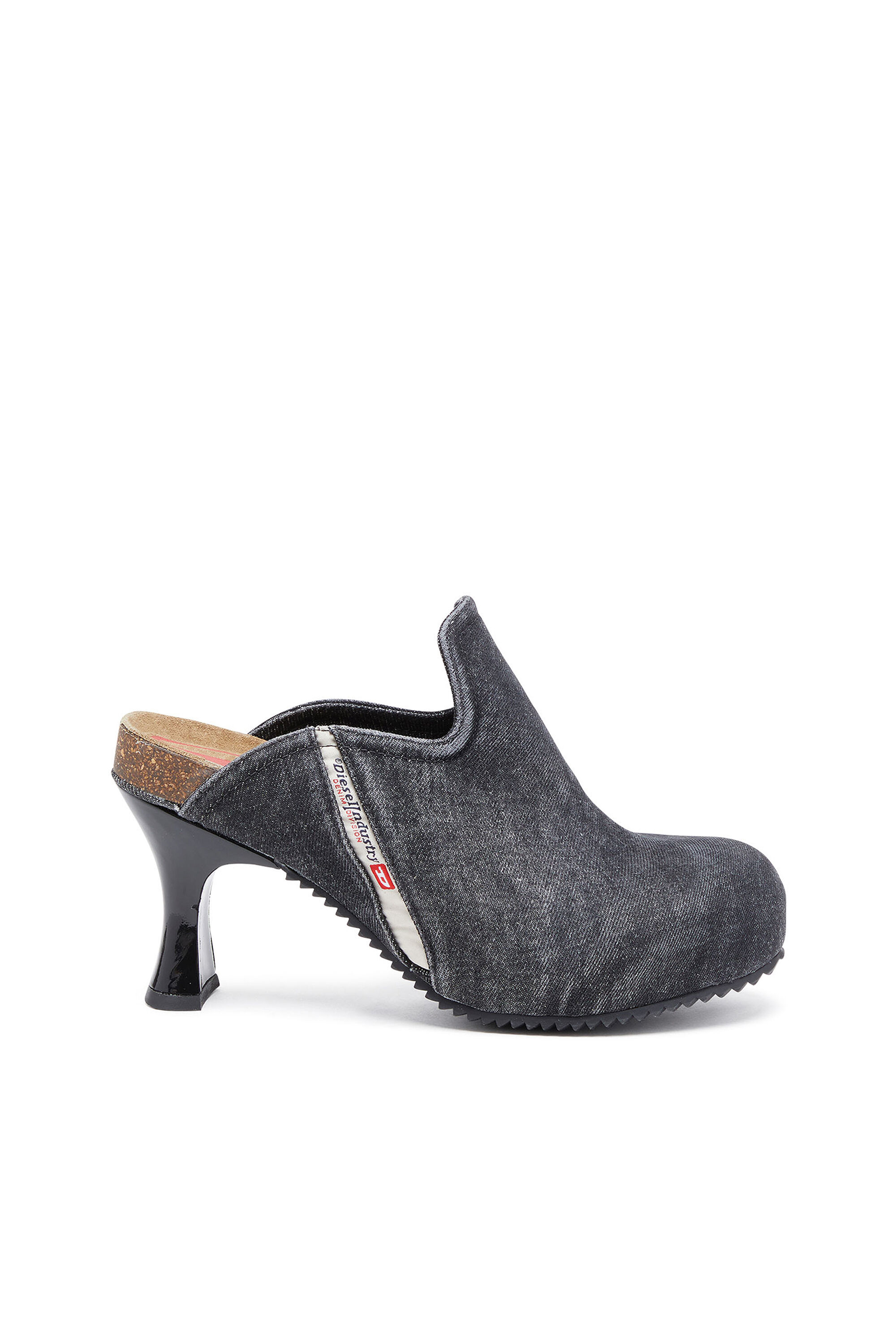 Diesel - D-WOODSTOCK ML W, Female's D-Woodstock-Denim mules in ブラック - 1