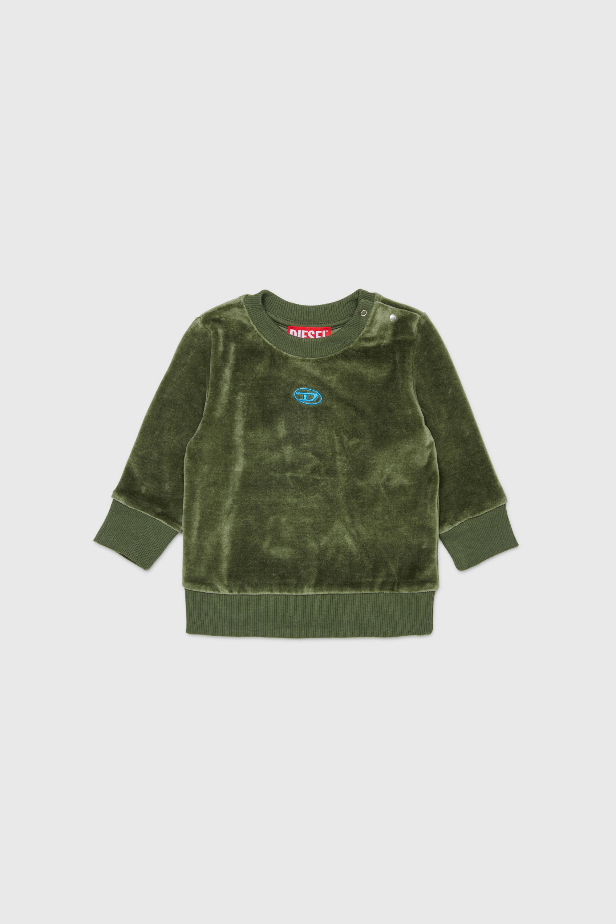 Diesel - SHENIB, Male's スウェット in グリーン - 1