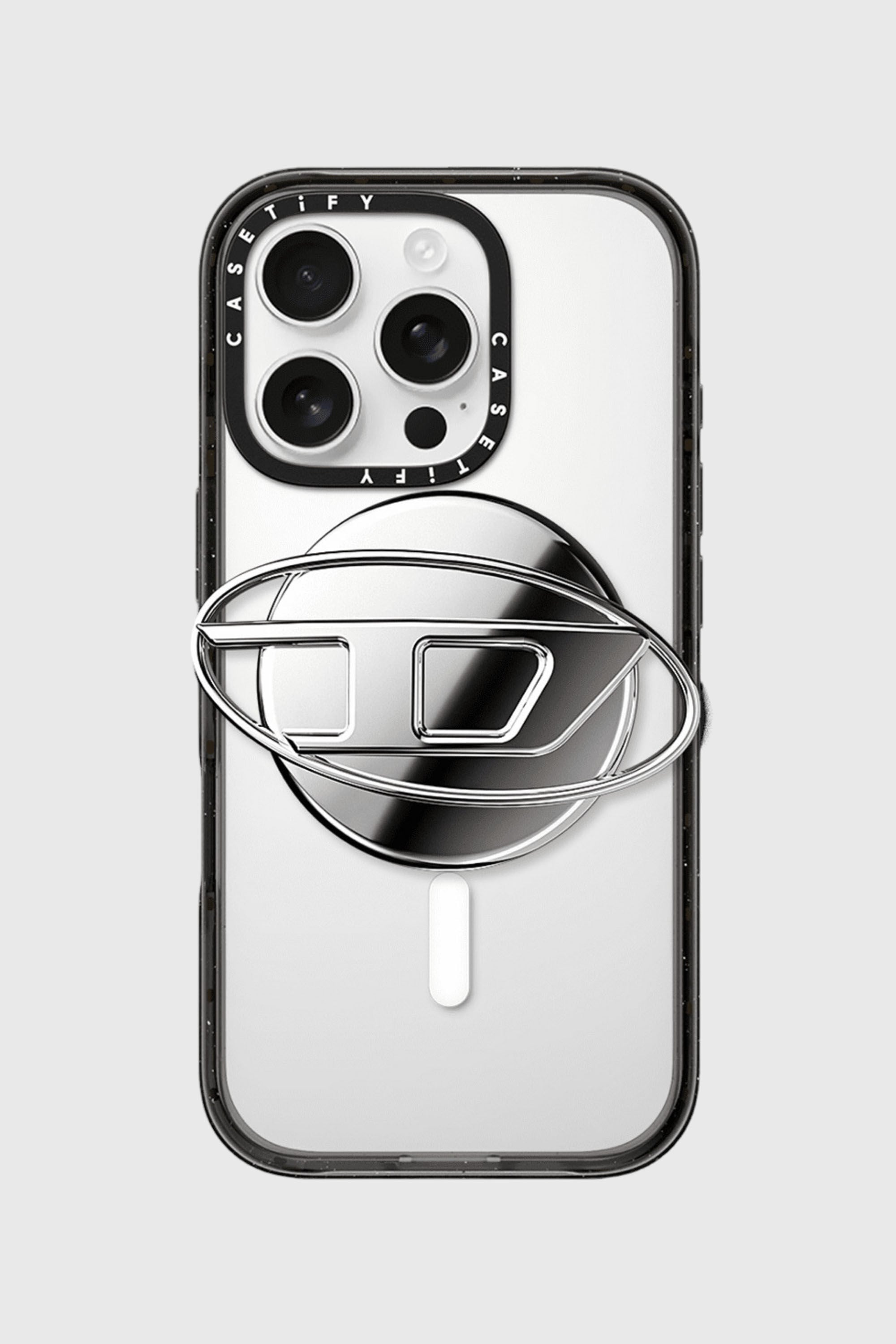 Diesel - 60372 CASETIFY  GRIP STAND, Unisex's UNIVERSAL in シルバー - 5