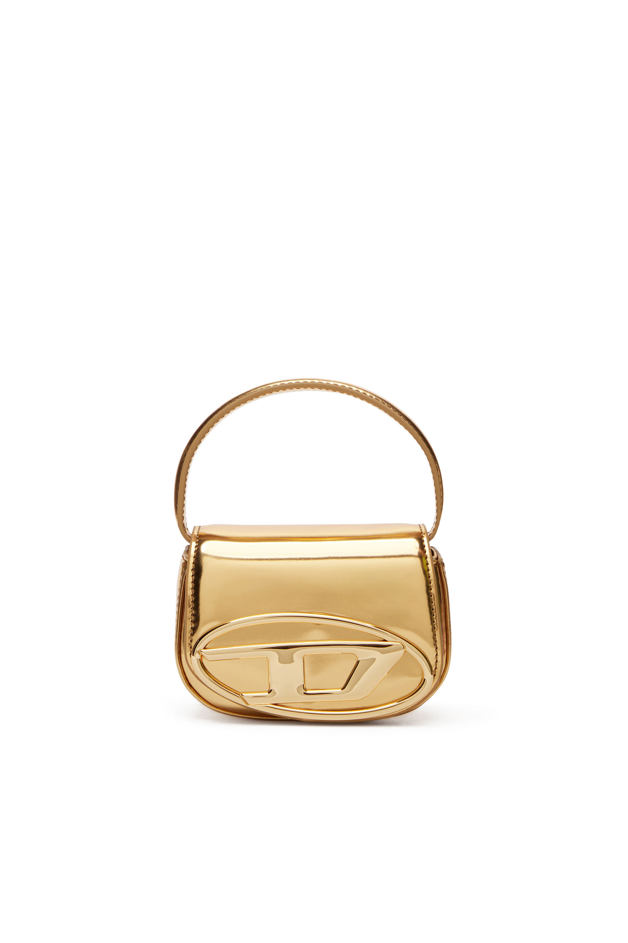Diesel - 1DR-XS-S, Female's カウレザーショルダーバッグXS in ゴールド - 2