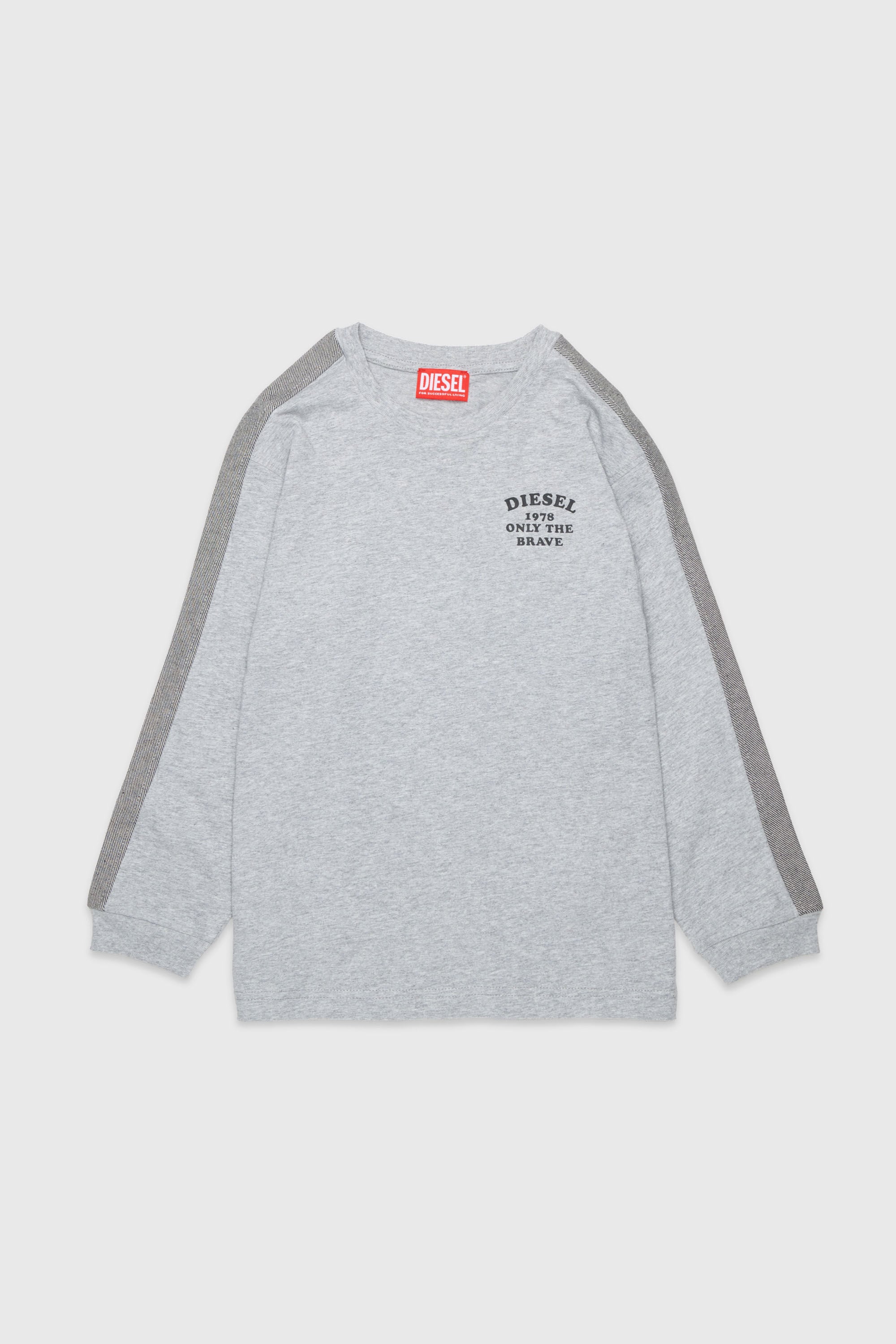 Diesel - TEAN OVER, Male's Tシャツ in グレー - 1