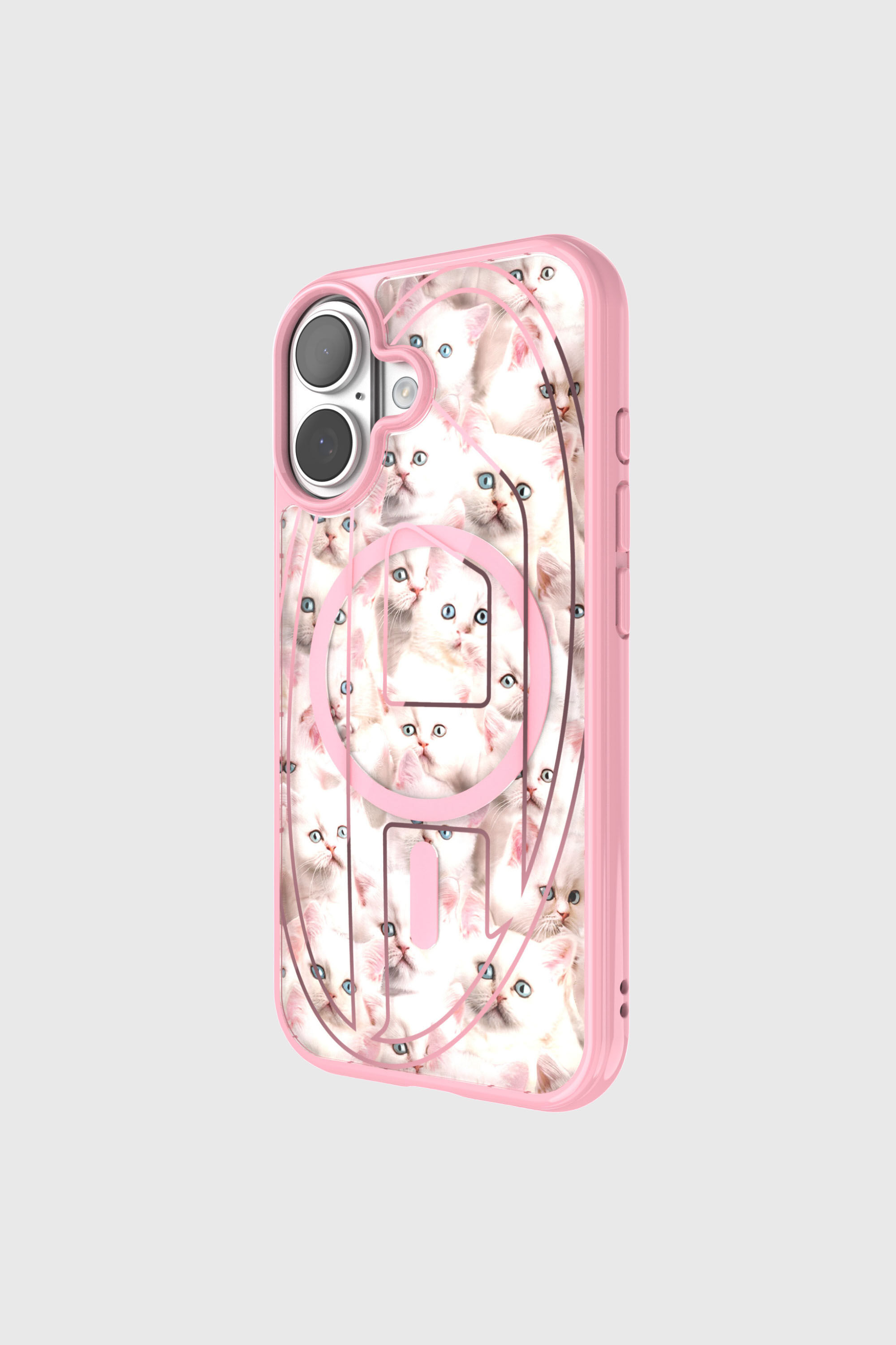 60423 AOP CASE IPHONE 17｜ピンク｜ウィメンズ｜DIESEL