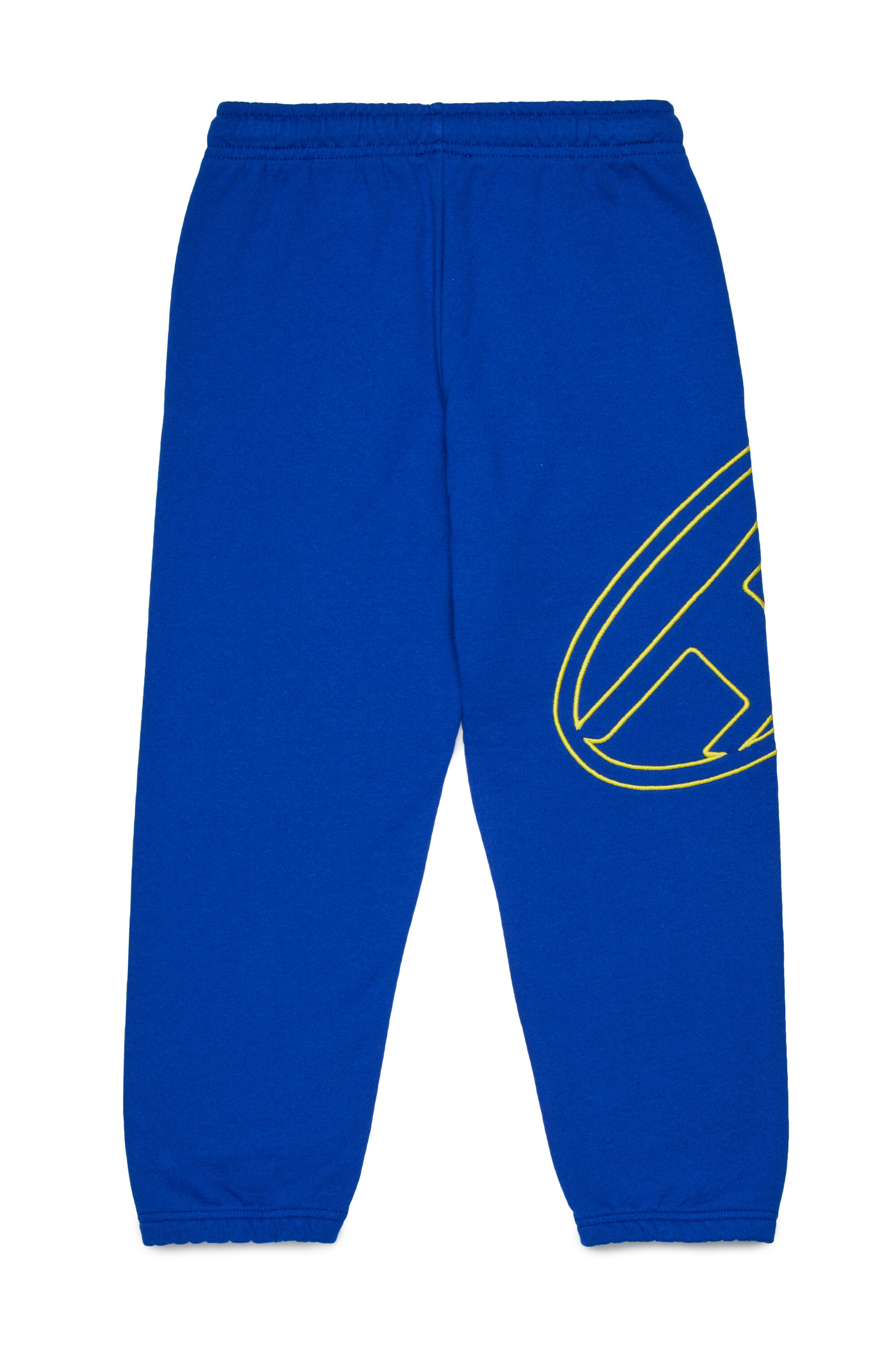 Diesel - PMARKYMEGOVALD, Male's Sweatpants with mega Oval D embroidery in ブルー - 2