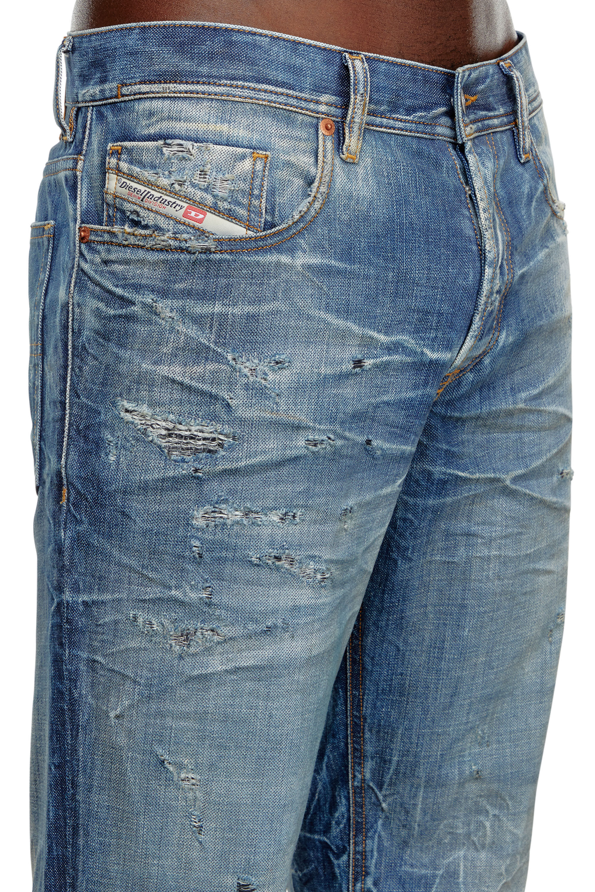 Diesel - Male's Regular Jeans 2023 D-Finitive 09K37, ミディアムブルー - 5