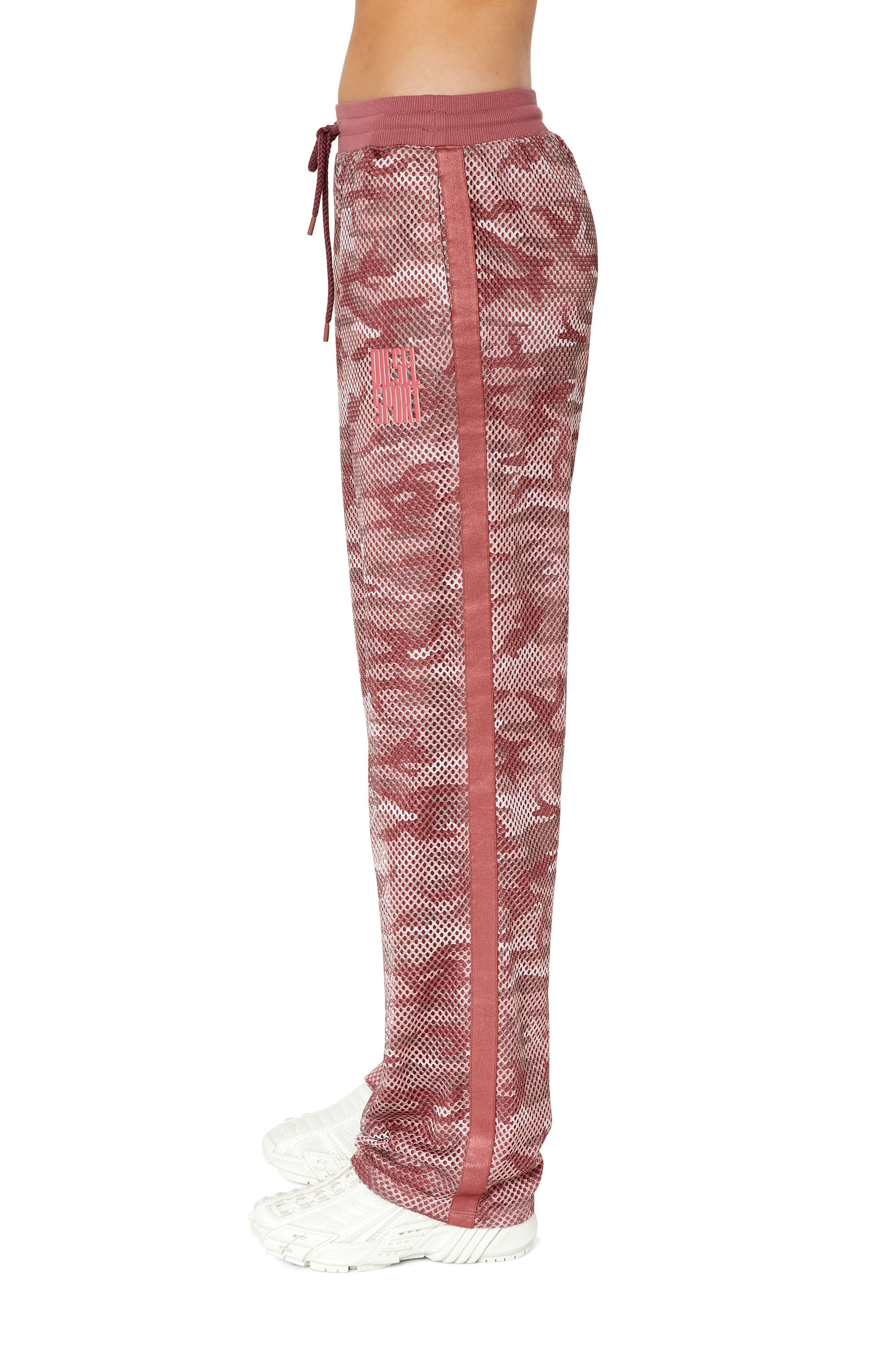 Diesel - AWSB-RUE-HT02, Female's パンツ スウェット スポーツ in ピンク / ホワイト - 6