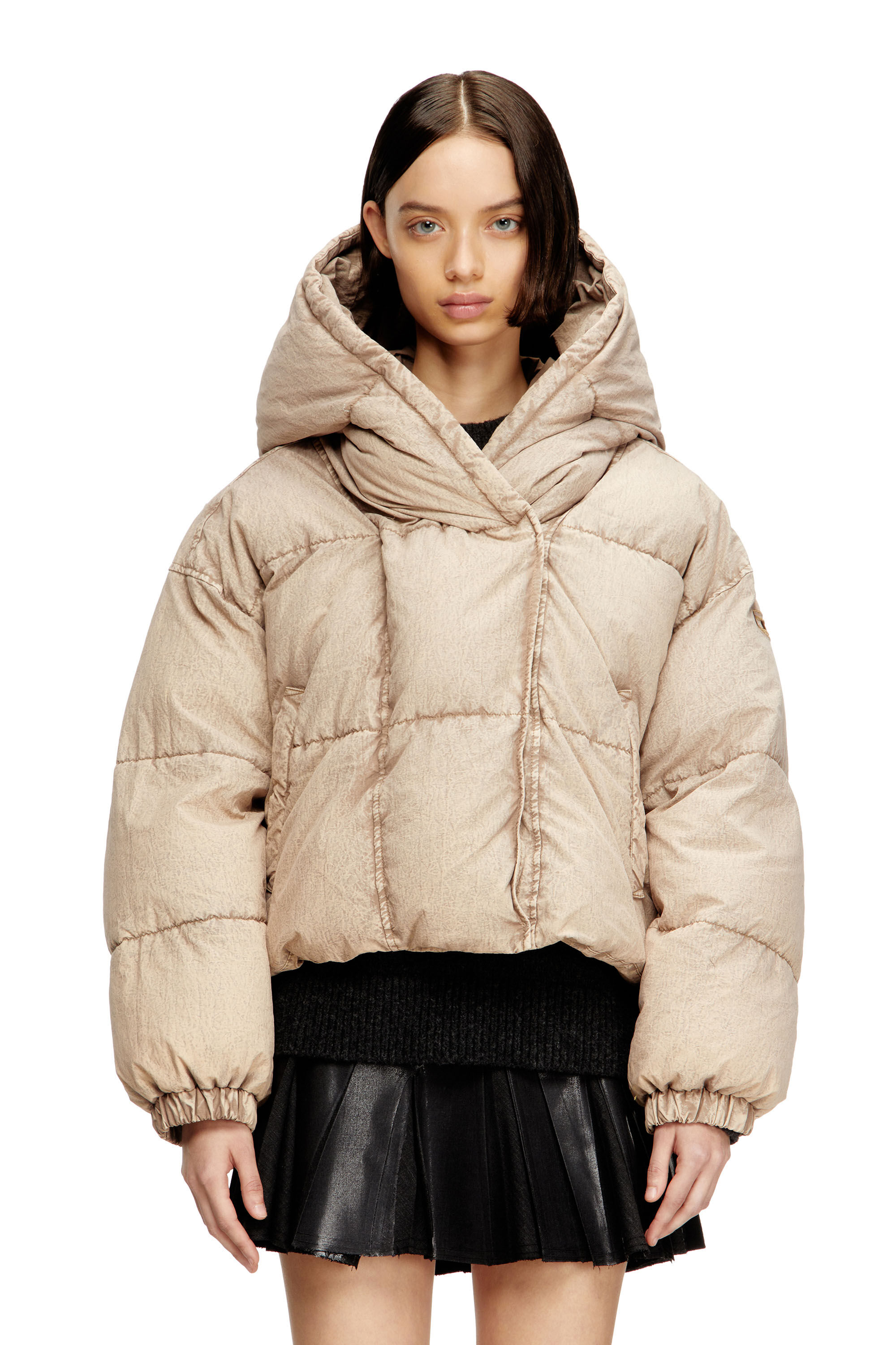 W-ILLEY-S2 パファージャケット｜ベージュ｜ウィメンズ｜DIESEL