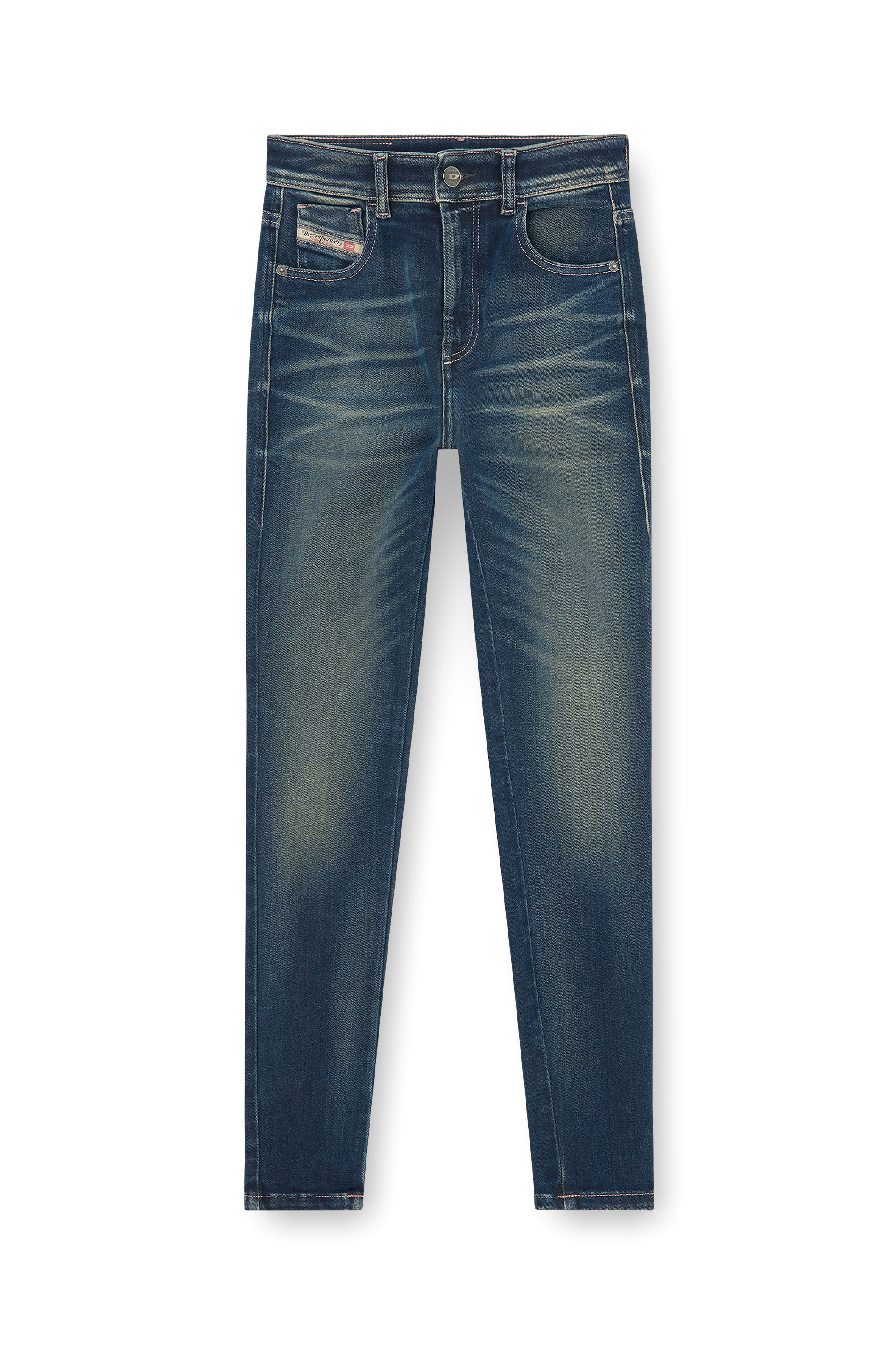 Diesel - Female's Skinny Jeans 1984 Slandy-High 09P40, ダークブルー - 6
