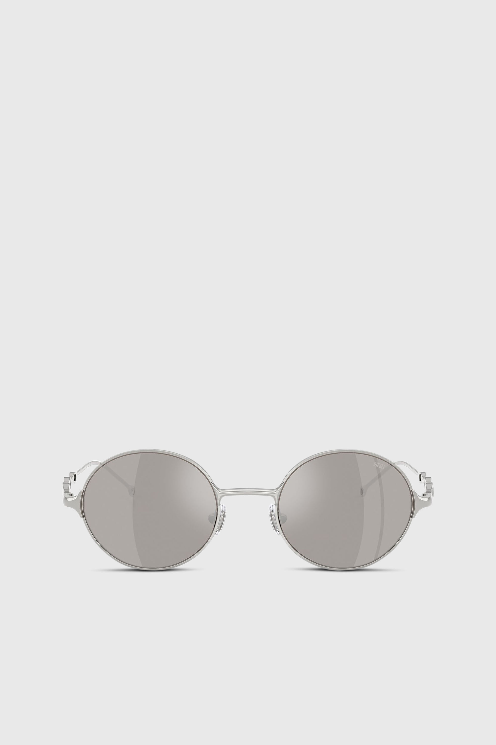 Diesel - 0DL1008, Unisex's Round sunglasses in シルバー - 1
