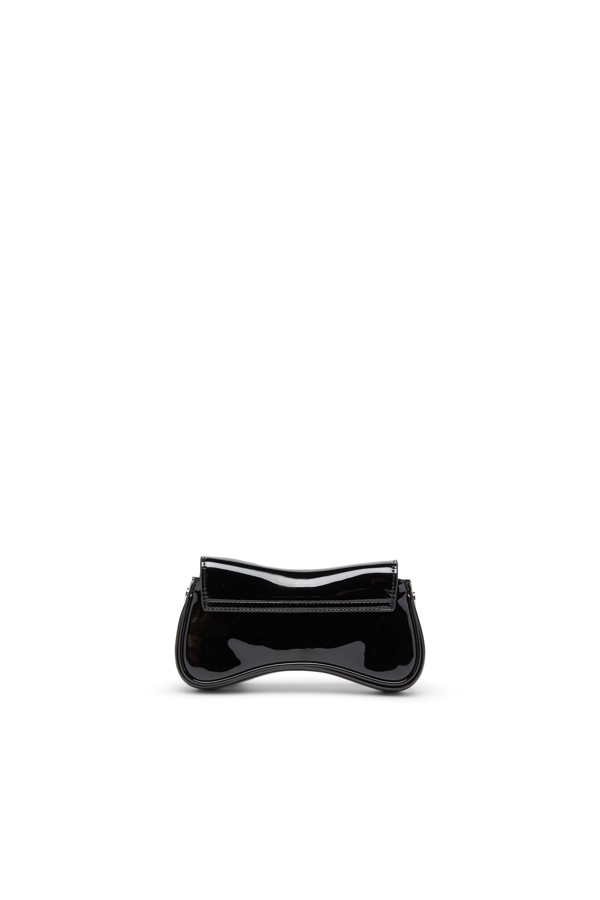 Diesel - PLAY CROSSBODY XS, Female's Play-Small crossbody bag  in glossy PU in ブラック/フラッシュミラー - 2