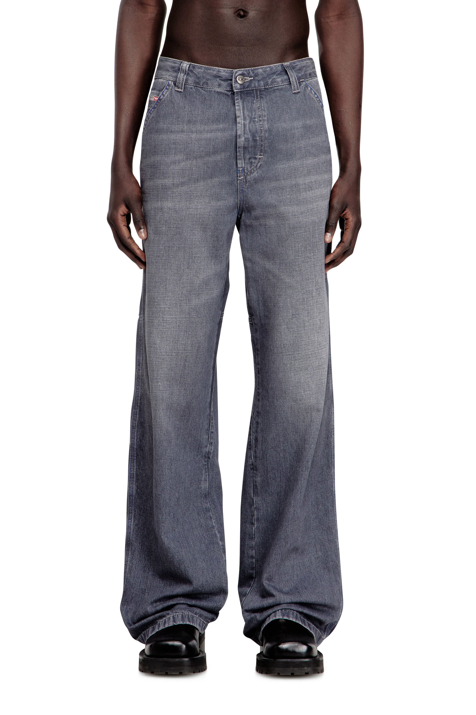 Relaxed Jeans ミドルウエスト D-Livery | グレー | メンズ | DIESEL