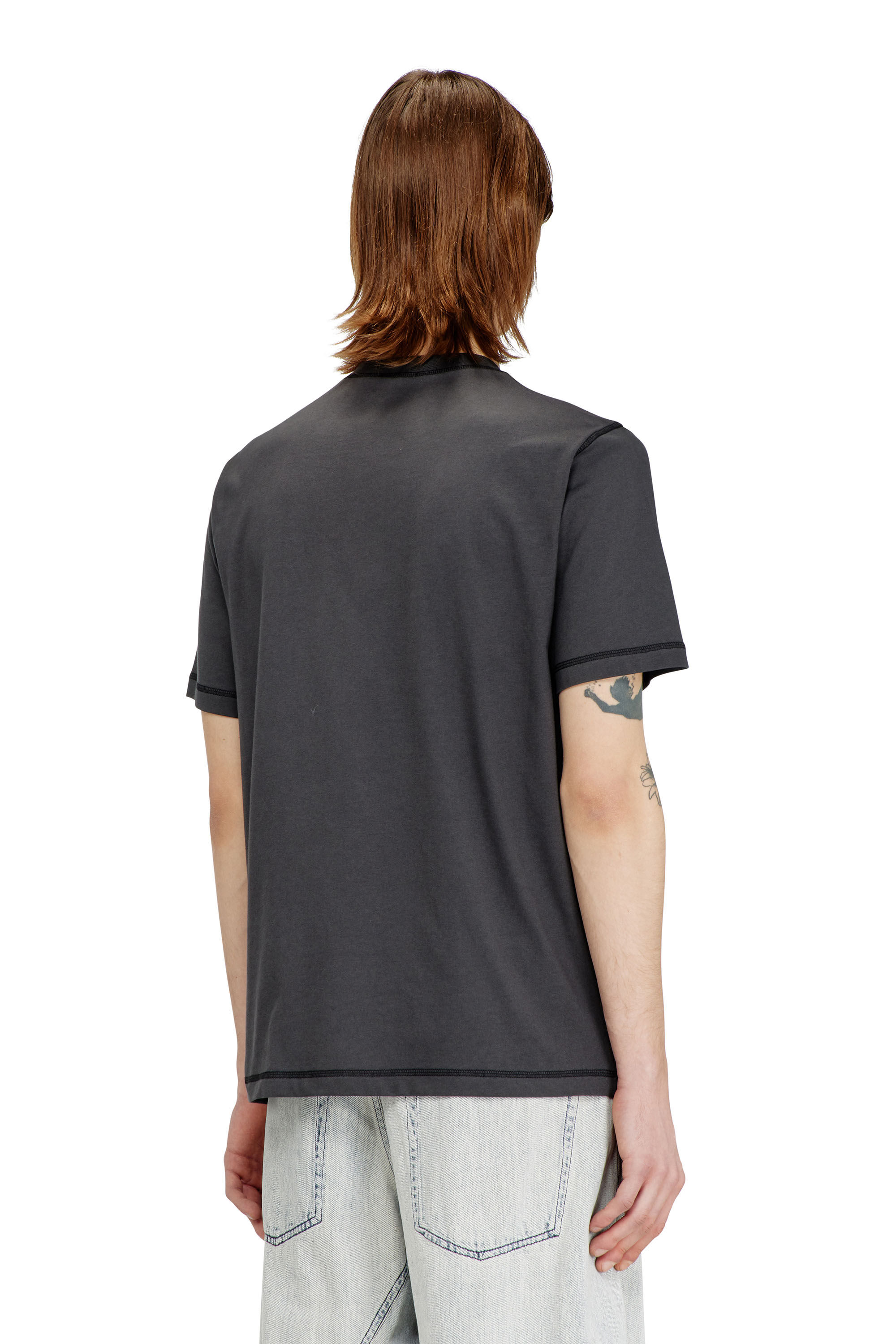 T-ADJUST-V7 Tシャツ｜グレー｜メンズ｜DIESEL